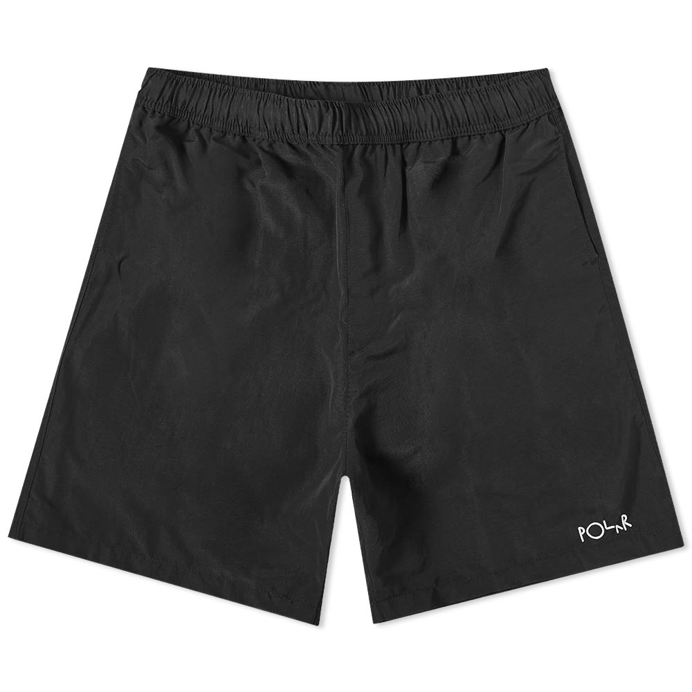 For its latest summer drop, Pontus Arv’s Polar Skate Co. has introduced these all-black swim shorts. Constructed from quick-drying and durable nylon, the shorts are fitted with an elasticated drawstring waist and do away with the usual interior mesh lining for your comfort. Whether you choose to swim or skate in a pool, these shorts are a warm-weather essential.100% NylonElasticated Drawstring Waist2 Side Entry PocketsBack Patch PocketEmbroidered Branding
