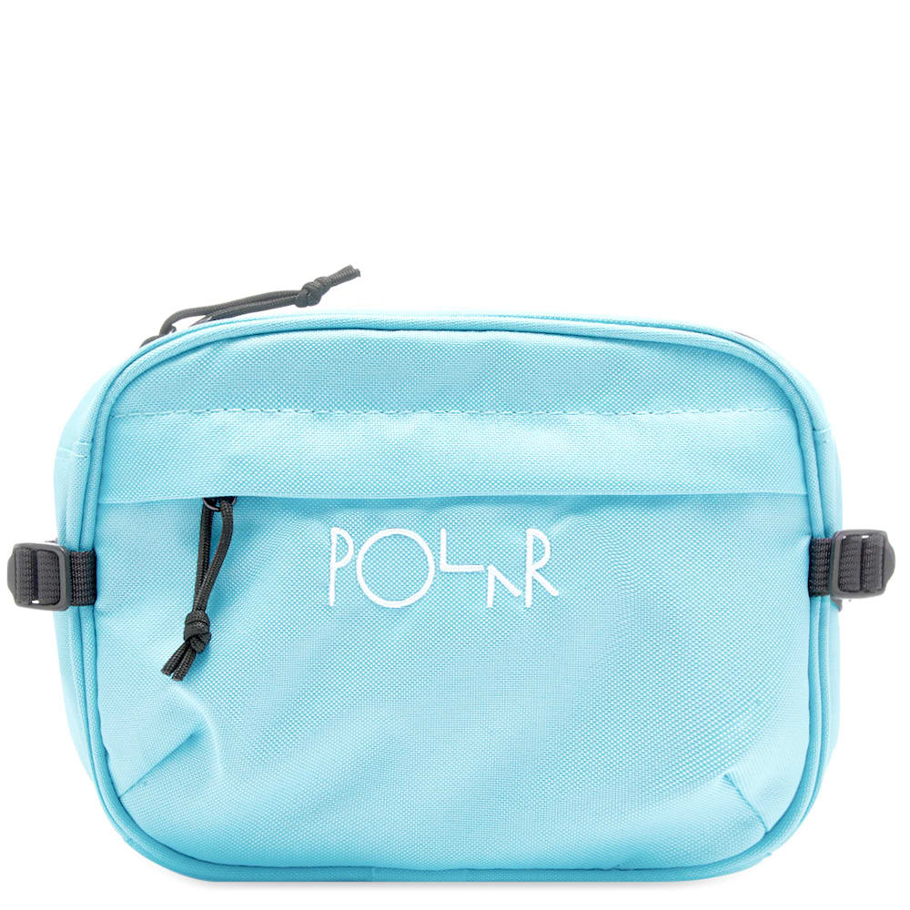 Take a touch of Polar Skate Co.’s Scandi style with you as you travel thanks to this aqua blue CORDURA® bag. Designed to be worn across the body or around the waist, this cool blue accessory is signed off with simple linear logo embroidery.

100% Polyester
 CORDURA® Fabric
Water Repellent
Main Zip Compartment
Front Zip Pocket
Embroidered Branding
Adjustable Strap