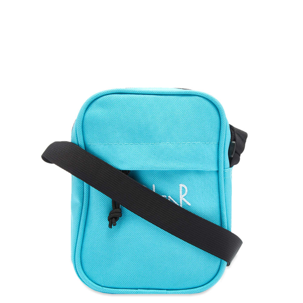 Add a flash of aqua blue to any outfit and pack away your everyday essentials into the mini ‘Dealer’ bag from Polar Skate Co.’s street-savvy accessory series. Made from CORDURA®, the water repellent piece is fitted with an adjustable shoulder strap; while contrasting logo embroidery will add a touch of Scandi style to your seasonal looks.

100% Polyester
CORDURA® Fabric
Water Repellent
Main Zip Compartment
Front Zip Pocket
Embroidered Branding
Back Mesh Pocket
Adjustable Shoulder Strap