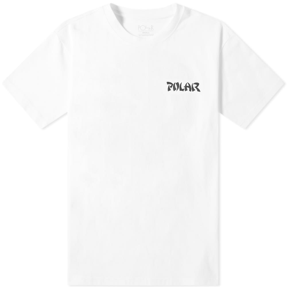 Finding peace and harmony with the help of Emile Laurent’s three headed dragon, this Yin and Yang-printed tee from Polar Skate Co. is inspired by the team’s recent trip to East Asia. With the Malmö-based brand’s moniker stamped in a traditional typeface, the white jersey is both cool and comfortable.

100% Cotton 
Ribbed Crewneck 
Printed Branding
Emile Laurent Artwork