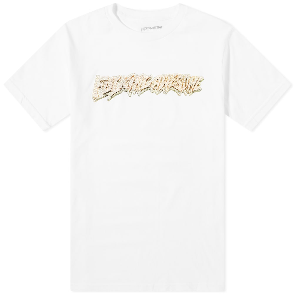 【FUCKING AWESOME】Fucking Awesome 24K Stamp Tee Fucking Awesome 24K Stamp T-Shirt White | END. (US)