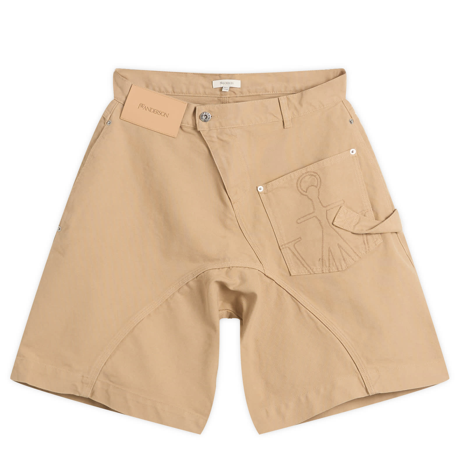 JW Anderson Twisted Workwear Shorts Flax | END. (US)