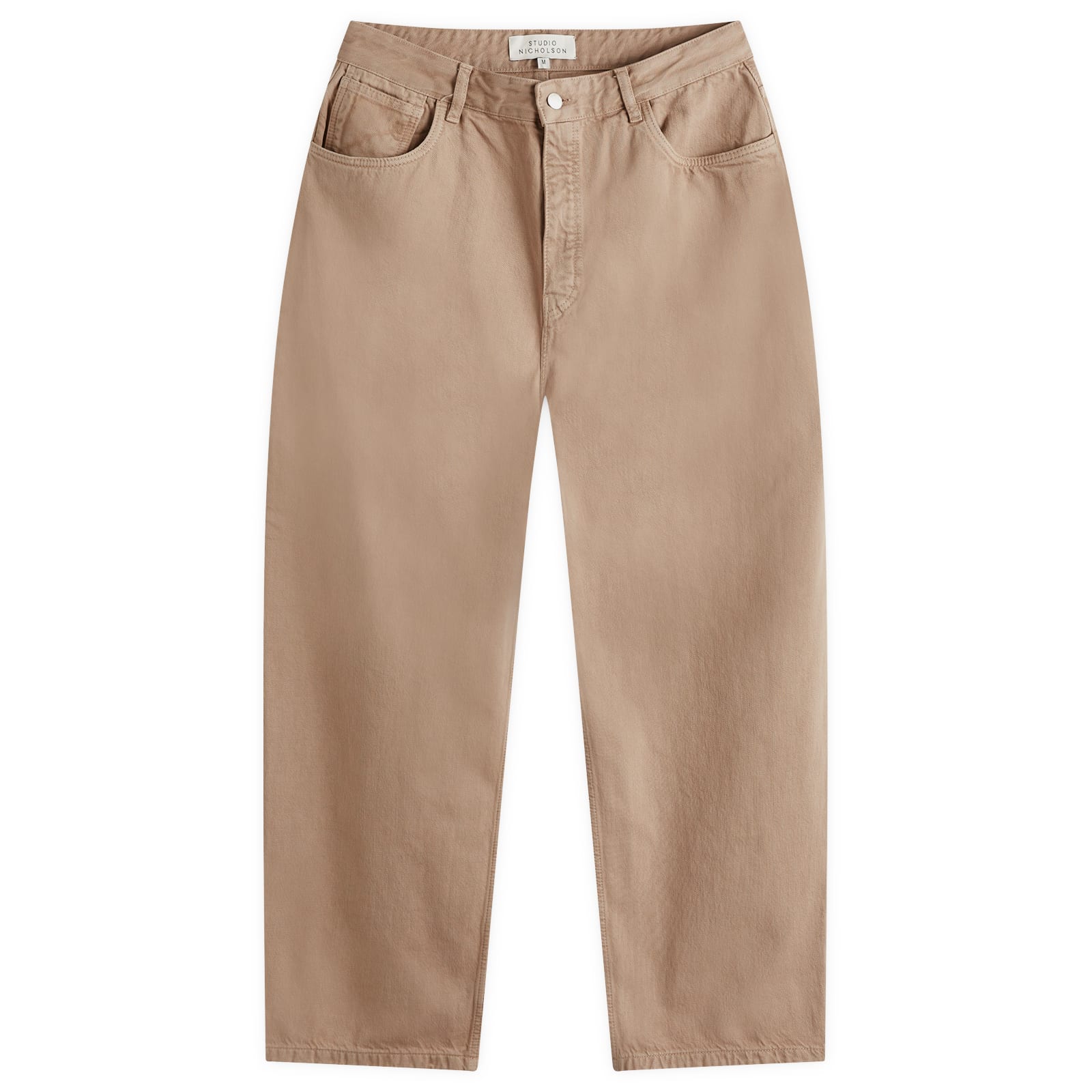 Studio Nicholson Paolo Denim Volume Pants Fawn | END. (US)
