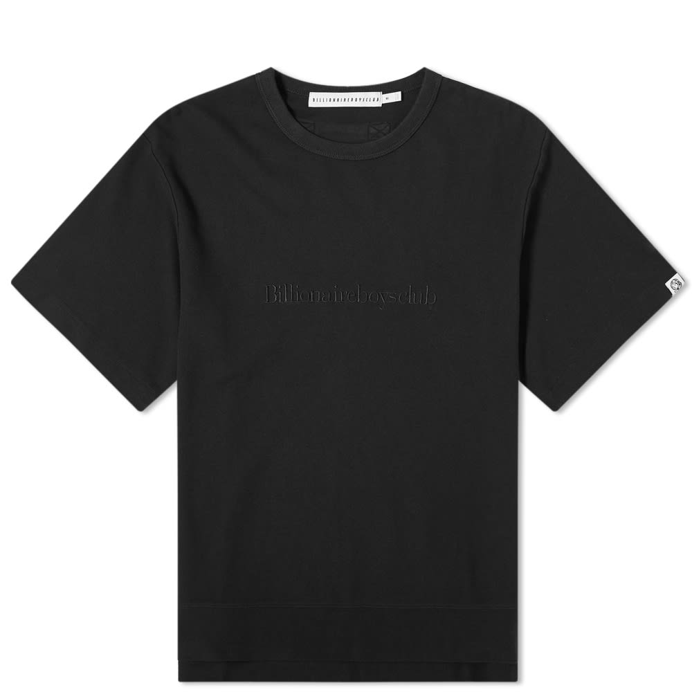 Oversized, heavyweight and perfect for the upcoming colder months, this t-shirt from Billionaire Boys Club is realised in black piqué cotton and features under-the-radar branding. Tonally embroidered across the chest and wearing a woven tab to the sleeve, the unique aesthetic is completed thanks to a locker loop and an exaggerated split hem.100% CottonPiqué FabricRibbed CrewneckLocker LoopEmbroidered BrandingWoven Brand TabSplit Hem