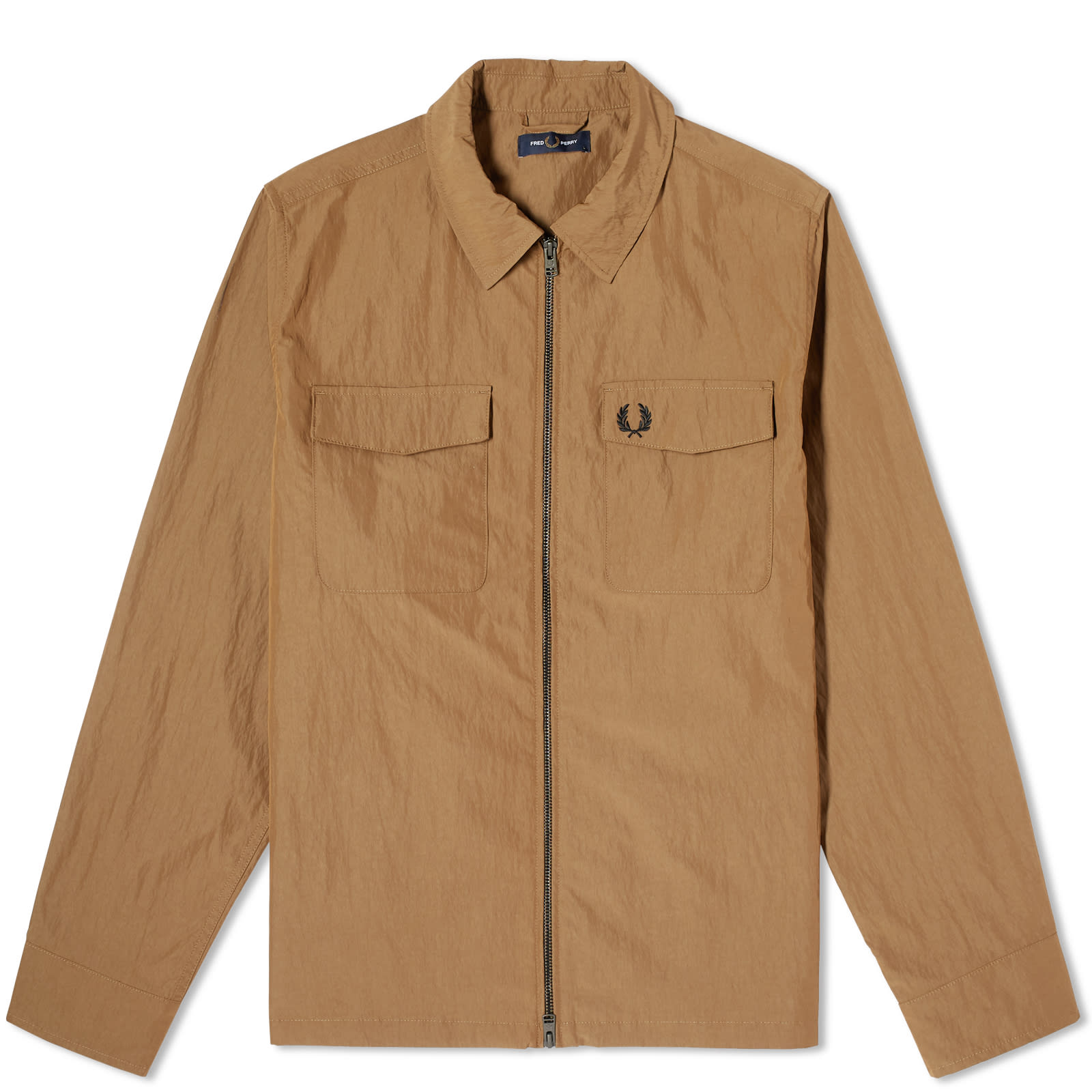 Fred Perry Men's Shaded Stone Zip Overshirt