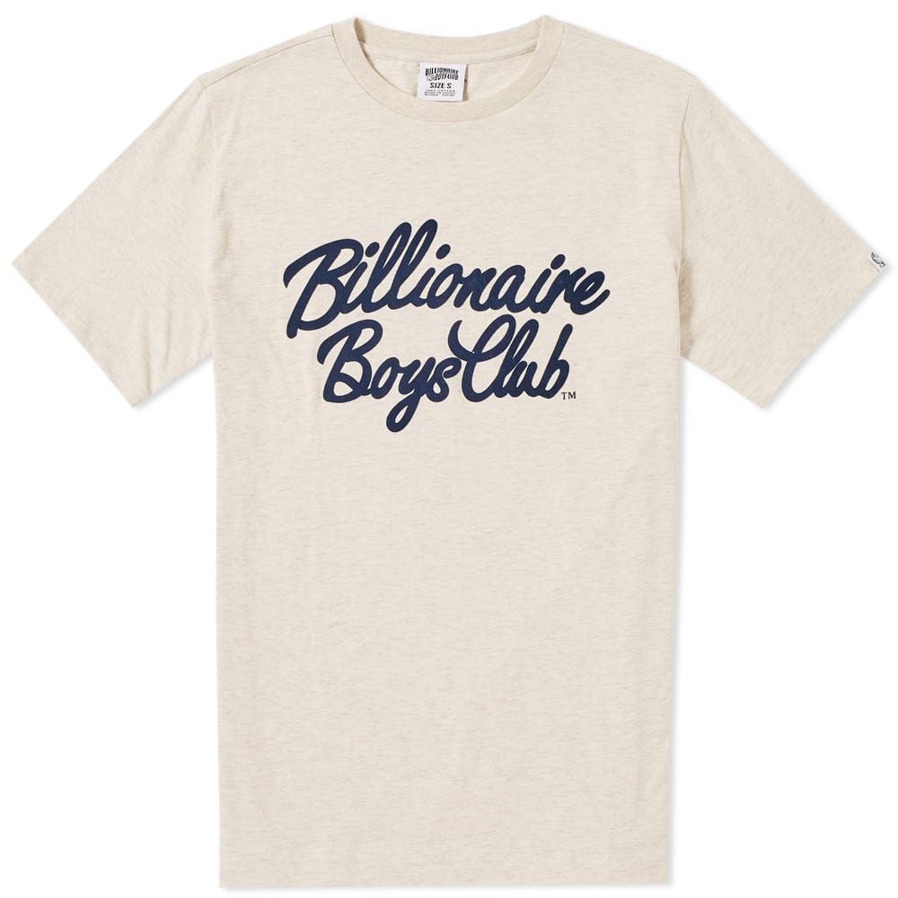 A pared-back approach to streetwear, this cotton constructed tee from Japanese designer Nigo and music mogul Pharrell Williams’ creative collaboration the Billionaire Boys Club is simply decorated with a scripted logo to the front, astronaut tab at the sleeve and rocket embroidery to the reverse, finished with a classic crewneck.

100% Cotton
Script Logo to Front
Astronaut Tab to Sleeve
Rocket Embroidery to Reverse
Ribbed Crewneck