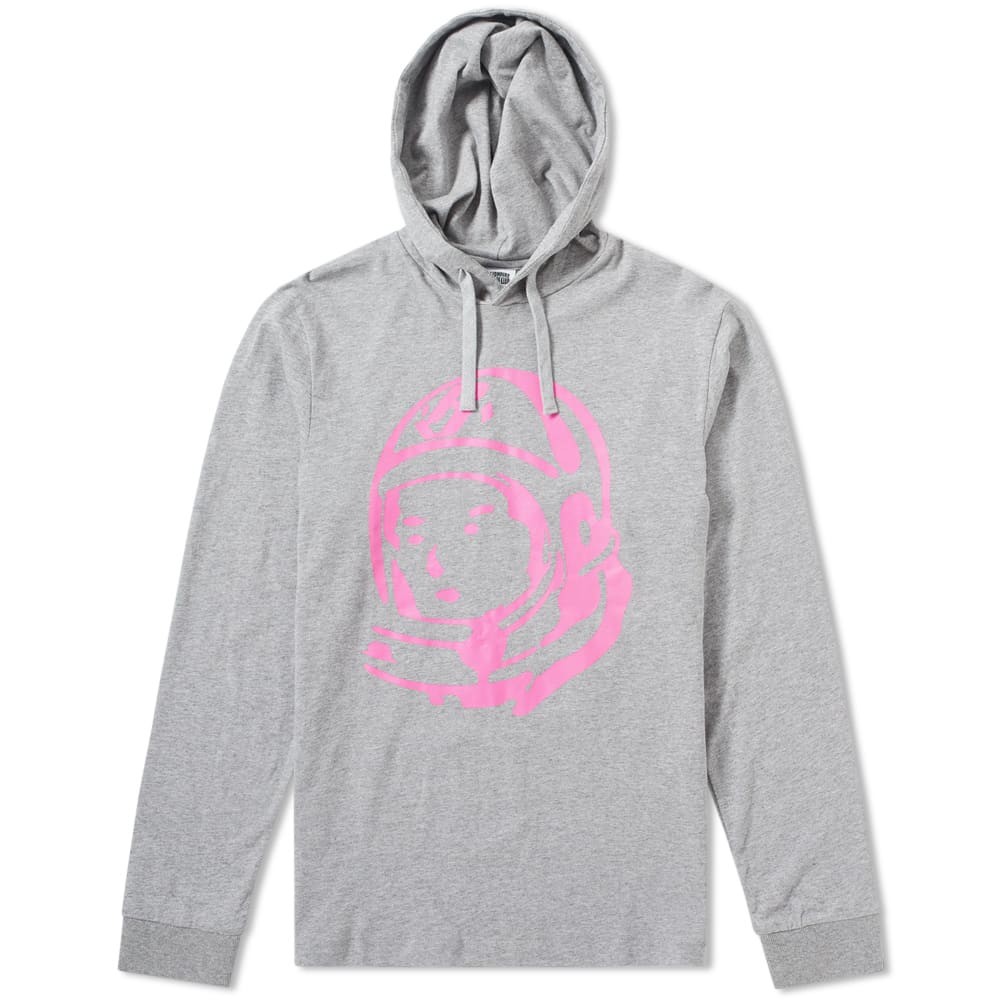 Between Japanese streetwear designer Nigo and music mogul Pharrell Williams, it’s no surprise their creative collaboration the Billionaire Boys Club has been such a success. In a cotton construction, this hooded tee boasts a statement helmet graphic to the front, with a small astronaut tab sitting to the ribbed cuff.

100% Cotton
Ribbed Cuffs
Drawstring Hood
Printed Helmet Graphic
Astronaut Tab to Cuff/li>