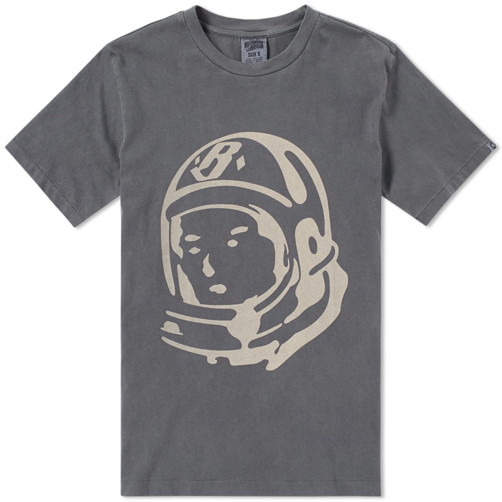 Between Japanese streetwear designer Nigo and music mogul Pharrell Williams, it’s no surprise their creative collaboration the Billionaire Boys Club has been such a success. Overdyed for a unique finish to each garment, this cotton military tee features a complementing helmet graphic to the front and the BBC signature logo at the back, finished with a simple crewneck and branded tab to the sleeve.

100% Cotton
Overdyed
Helmet Graphic to Front
Ribbed Crewneck
Printed Logo at Back
Astronaut Tab at Sleeve