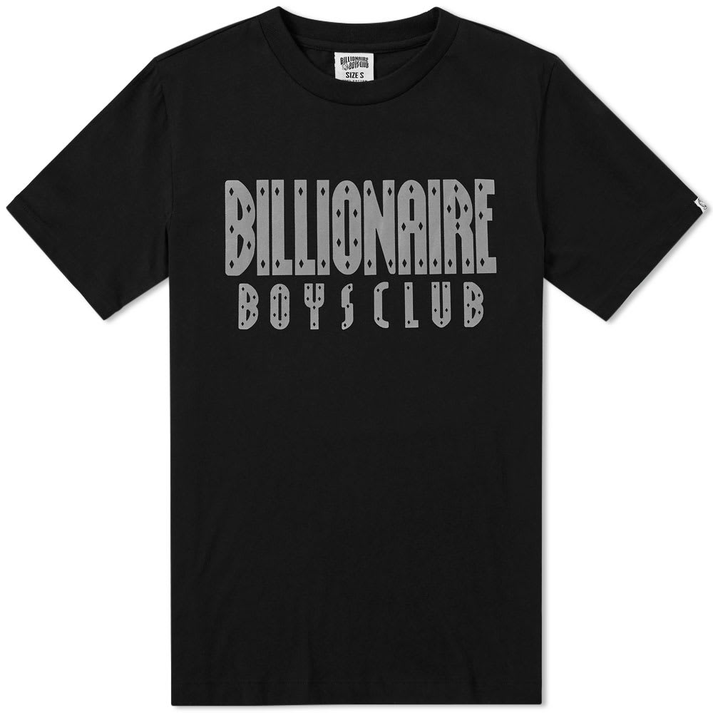 Between Japanese streetwear designer Nigo and music mogul Pharrell Williams, it’s no surprise their creative collaboration the Billionaire Boys Club has been such a success. Fusing contemporary streetwear with technicality, a reflective print logo sits to the chest of this classic cotton tee. A small astronaut graphic decorates the back, while a branded tab to the sleeve finishes off the t-shirt, perfect for the darker nights approaching.

100% Cotton
Reflective Print Logo
Ribbed Crewneck
Astronaut Graphic to Reverse
Branded Tab to Sleeve