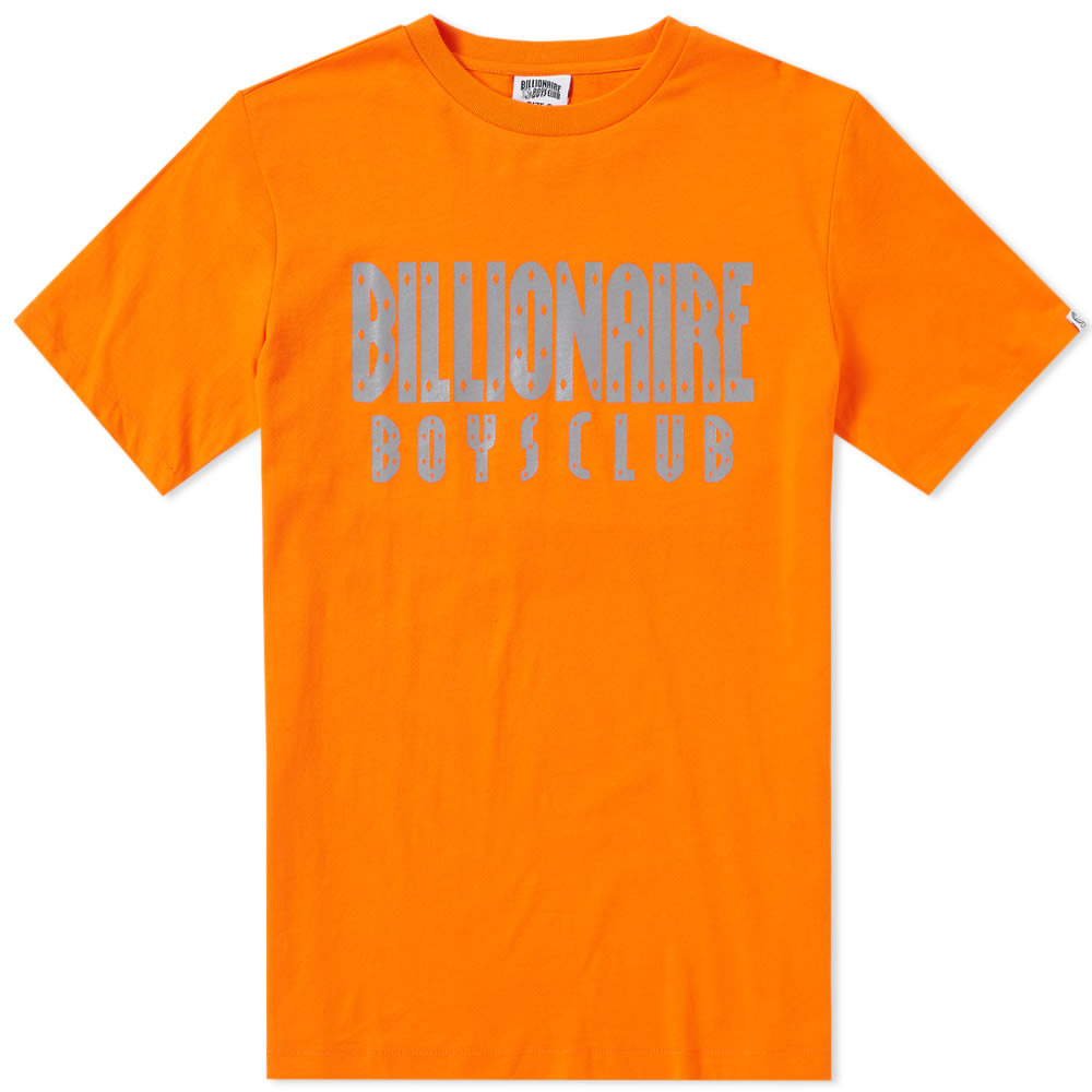 Between Japanese streetwear designer Nigo and music mogul Pharrell Williams, it’s no surprise their creative collaboration the Billionaire Boys Club has been such a success. Fusing contemporary streetwear with technicality, a reflective print logo sits to the chest of this classic cotton tee. A small astronaut graphic decorates the back, while a branded tab to the sleeve finishes off the t-shirt, perfect for the darker nights approaching.

100% Cotton
Reflective Print Logo
Ribbed Crewneck
Astronaut Graphic to Reverse
Branded Tab to Sleeve