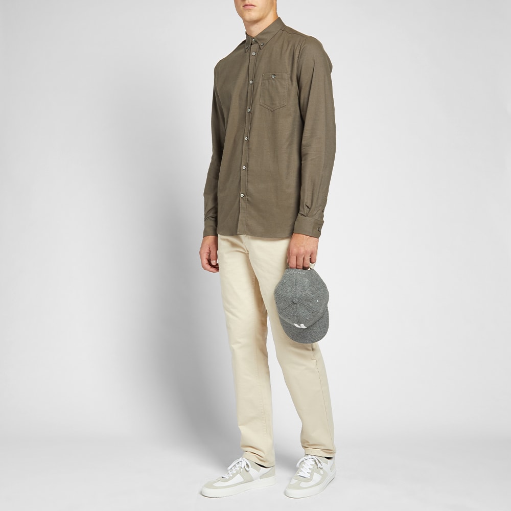 Norse projects anton brushed flannel shirt clearance