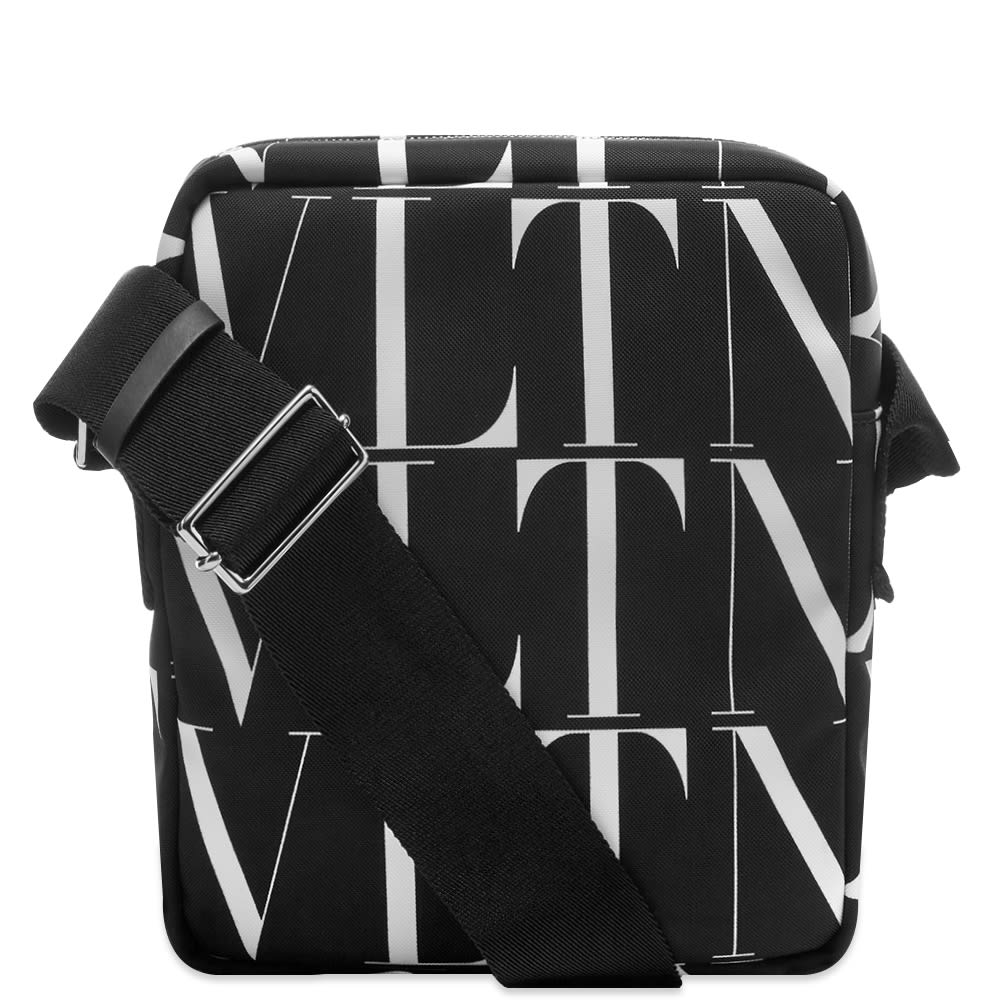 Valentino VLTN All Over Print Cross Body Bag Black & White END. (JP)