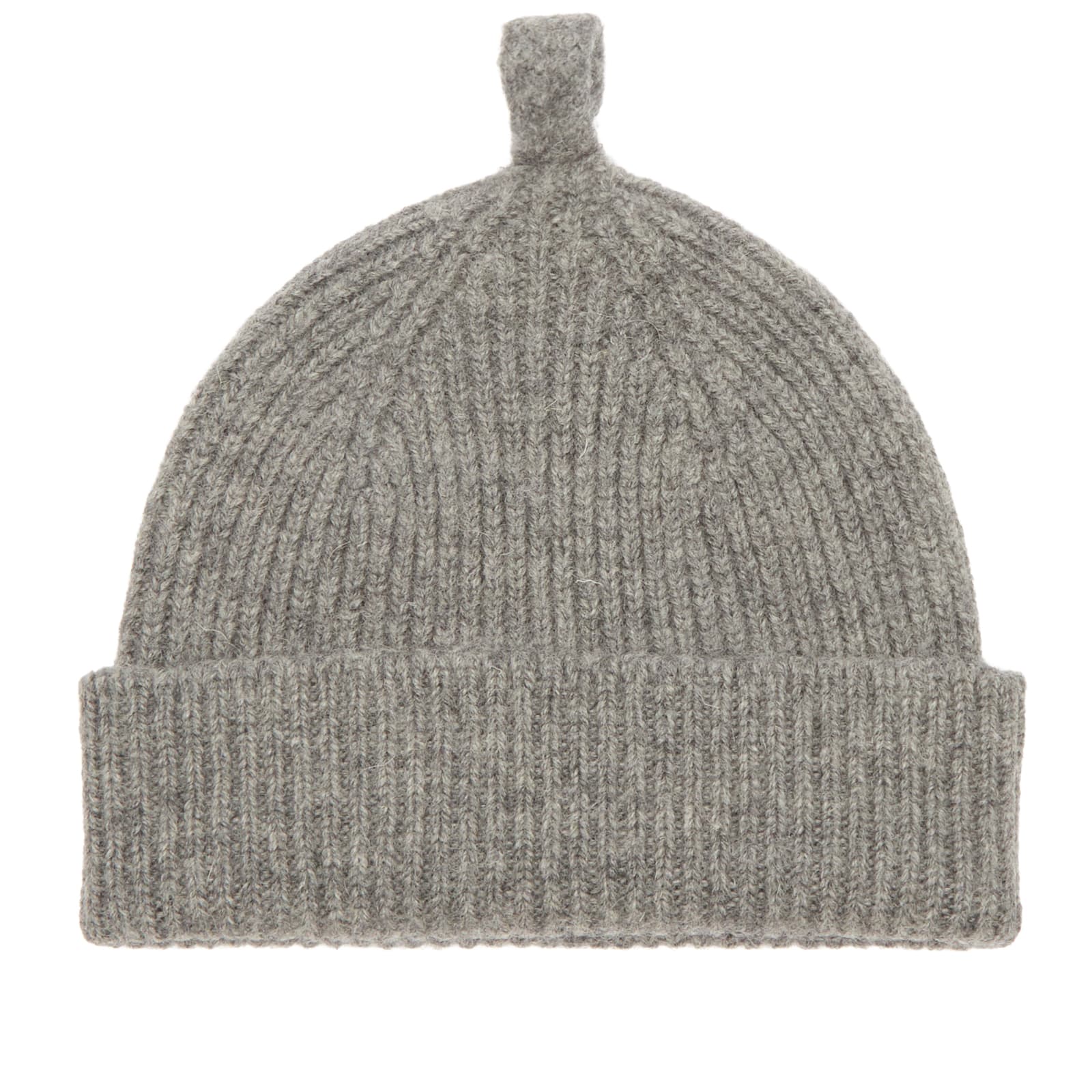 MHL by Margaret Howell Men’s Simple Ribbed Beanie School Grey