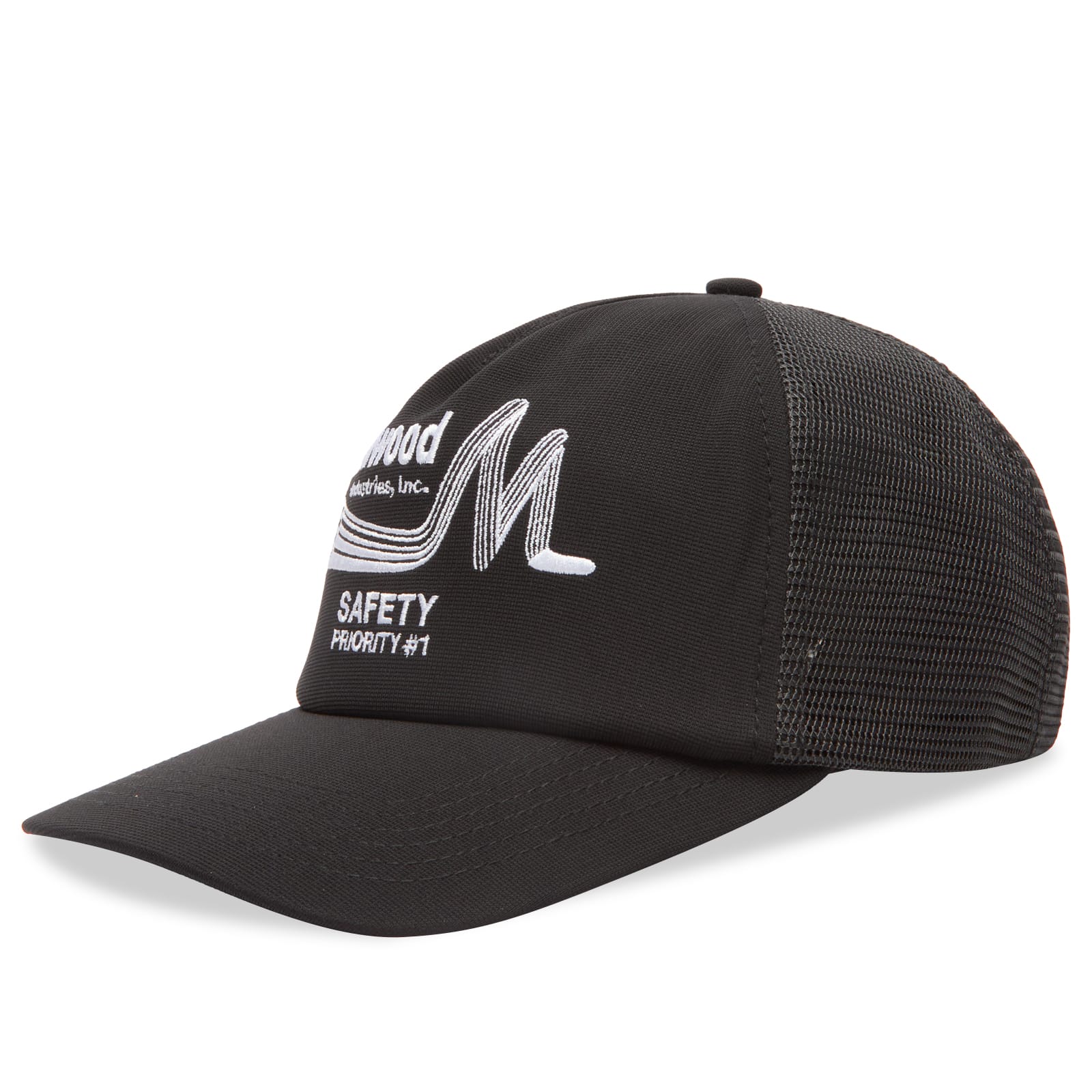 Metalwood Studio Men’s Safety Trucker Cap Black