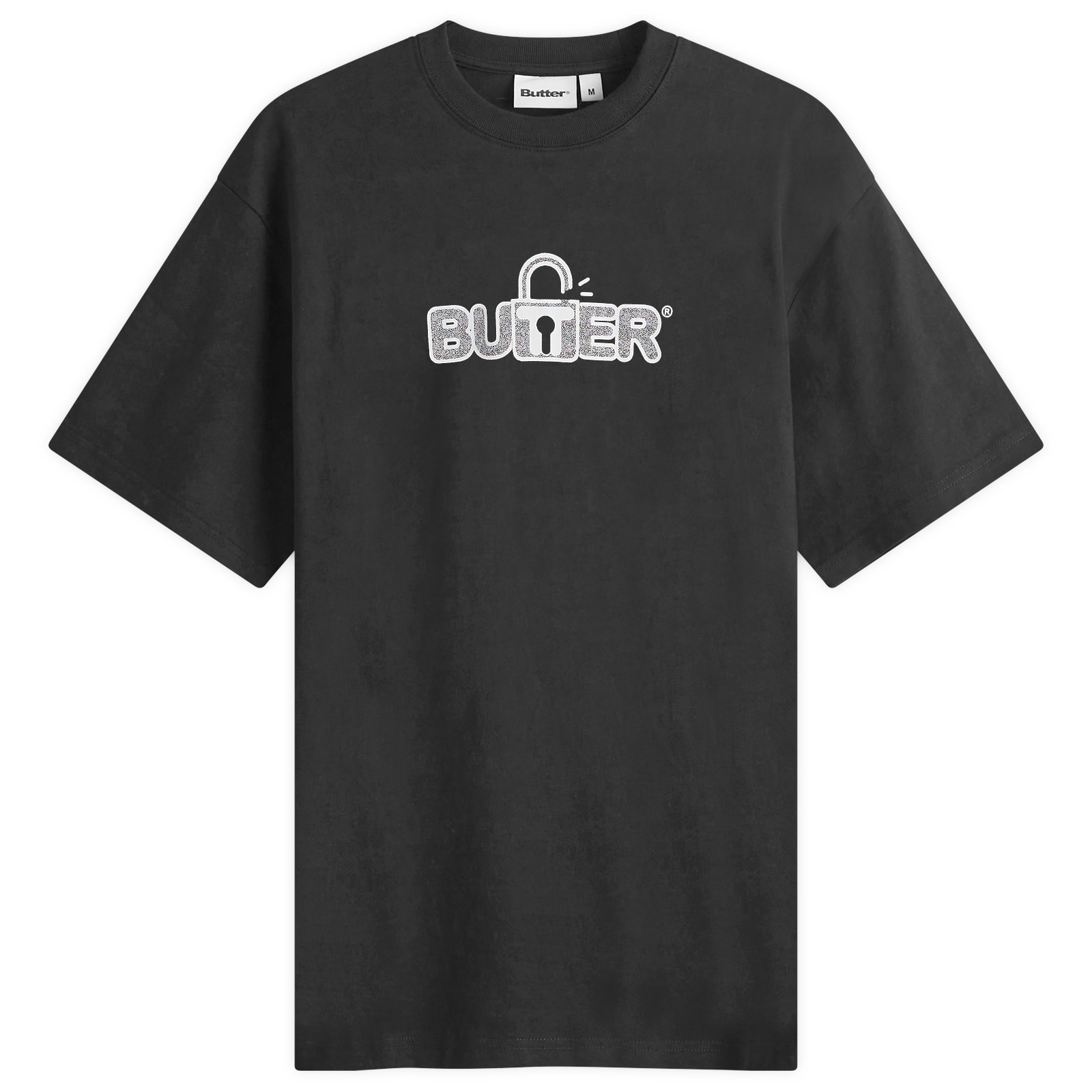 【関送無料】 Butter Goods Lock ロゴ 半袖 Tシャツ Butter Goods Lock T-Shirt Black | END. (ES)