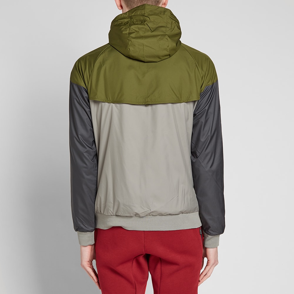 nike windbreaker olive