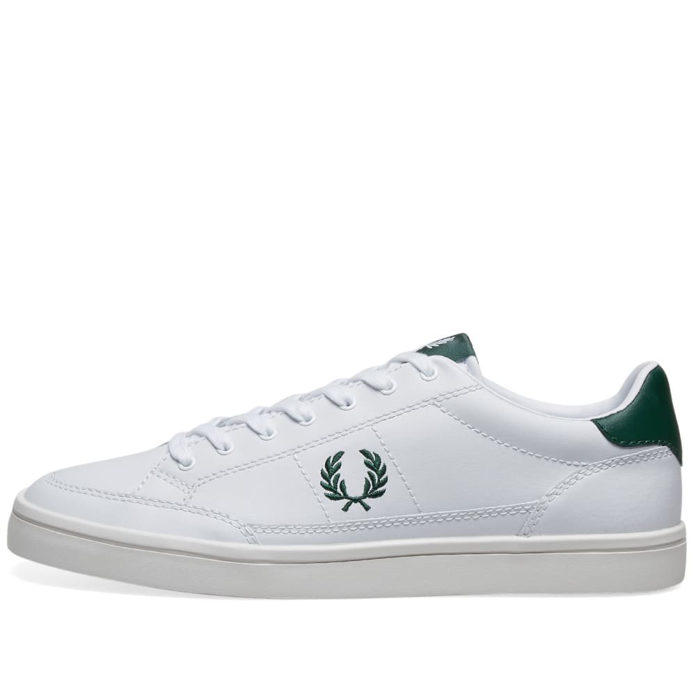 fred perry deuce leather white