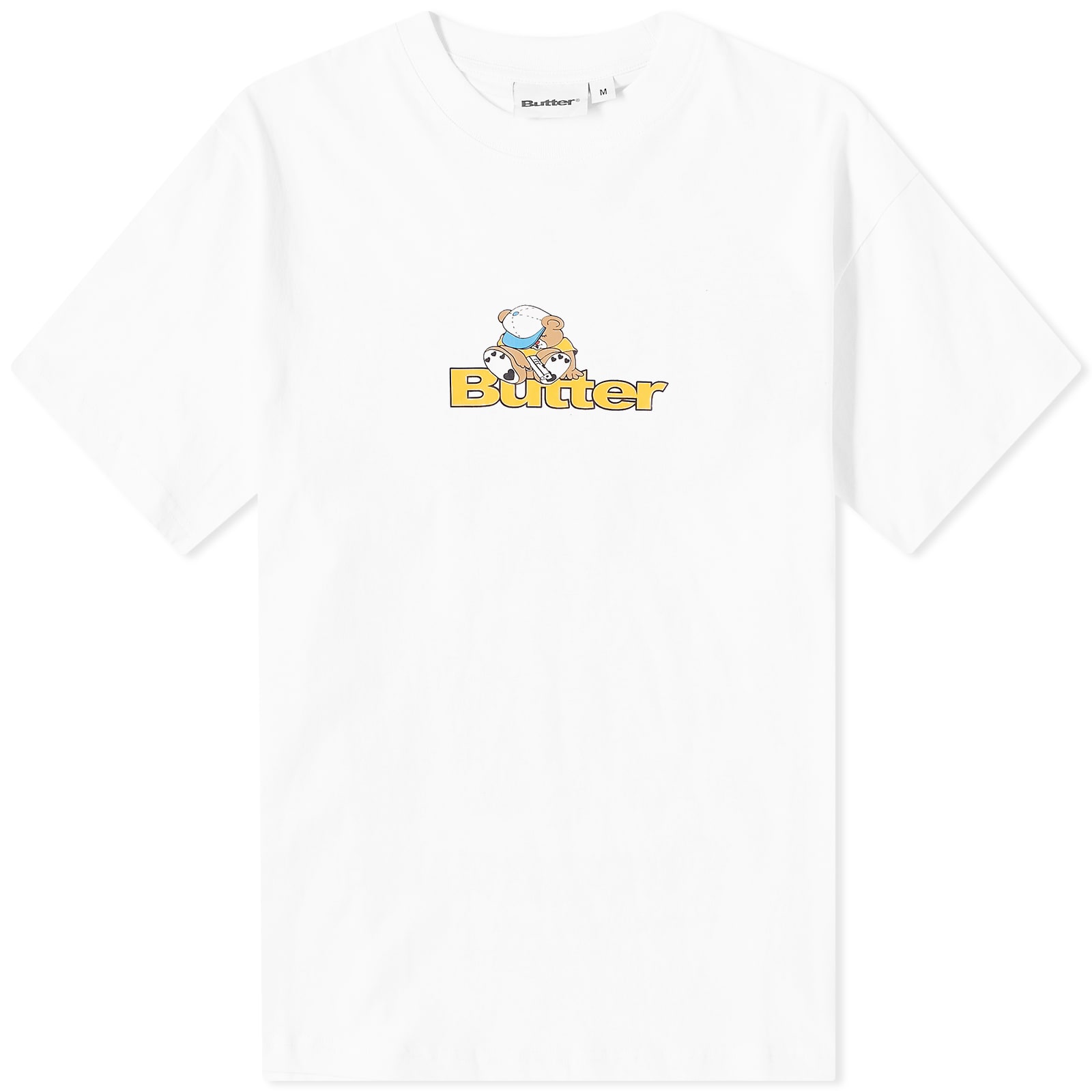 Butter Goods Teddy Logo T-Shirt White | END. (JP)