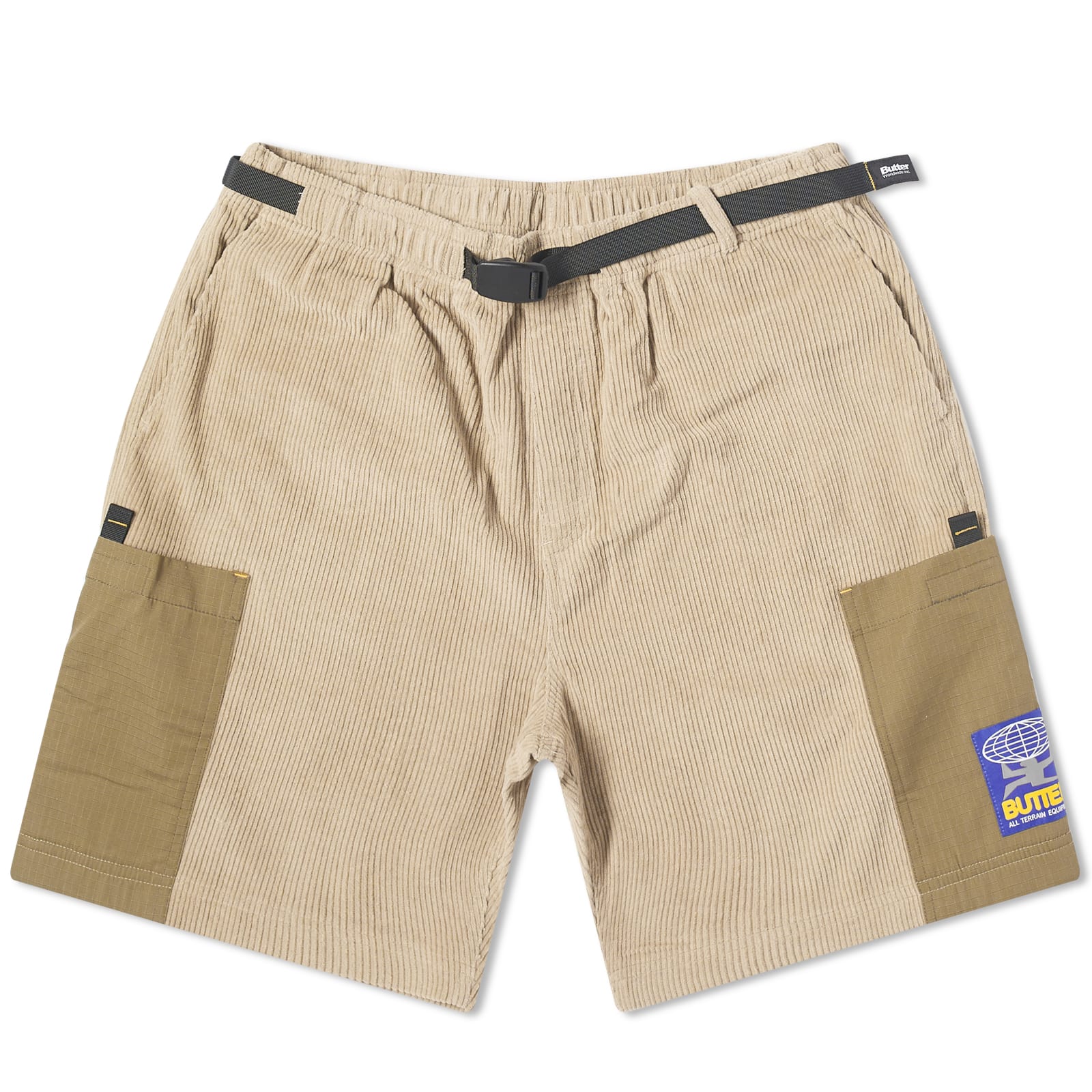 Butter Goods Terrain Corduroy Shorts Khaki & Sage | END.