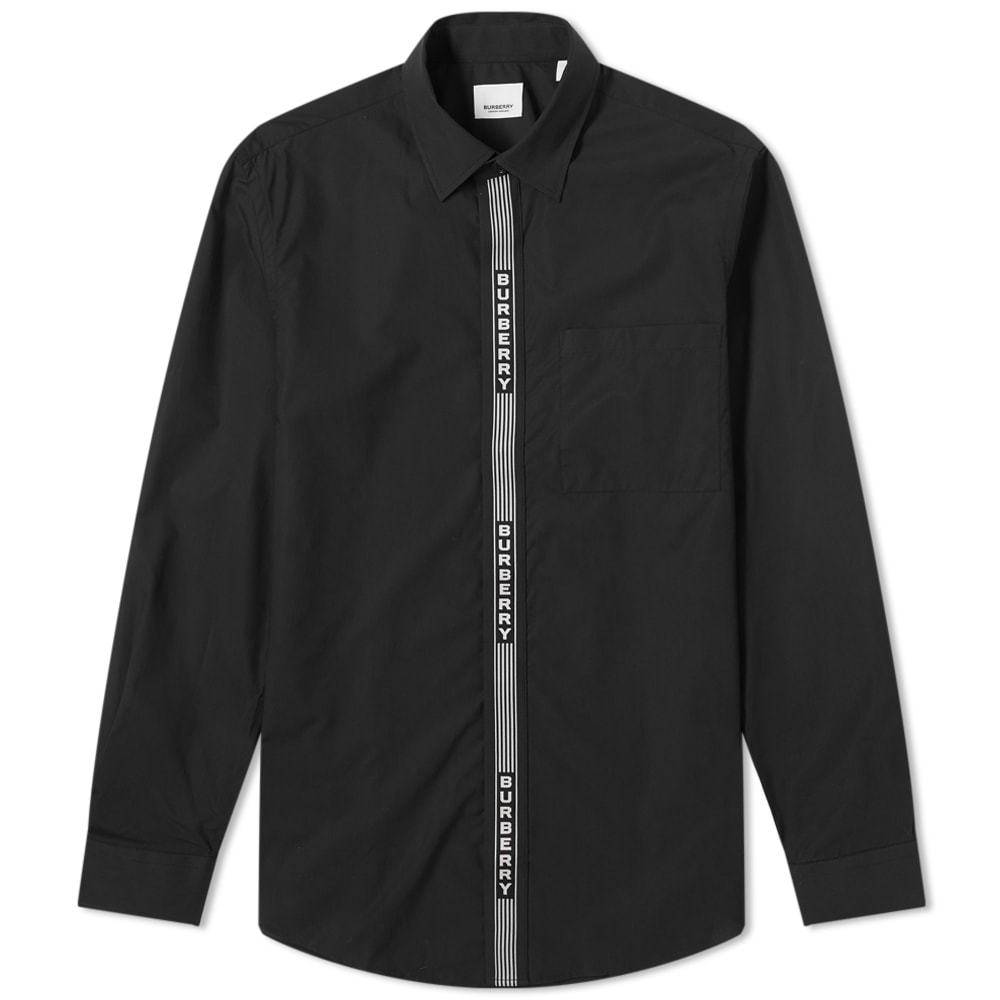 black and white burberry shirt