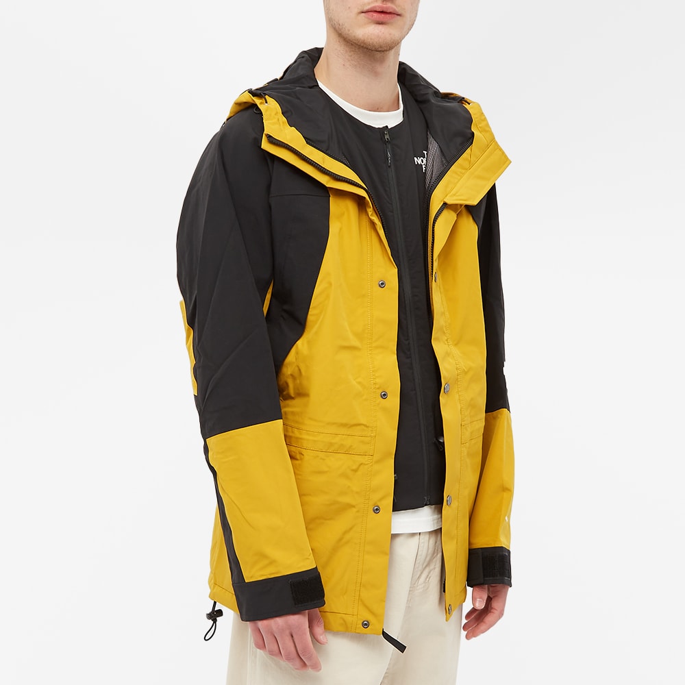 the north face yellow coat