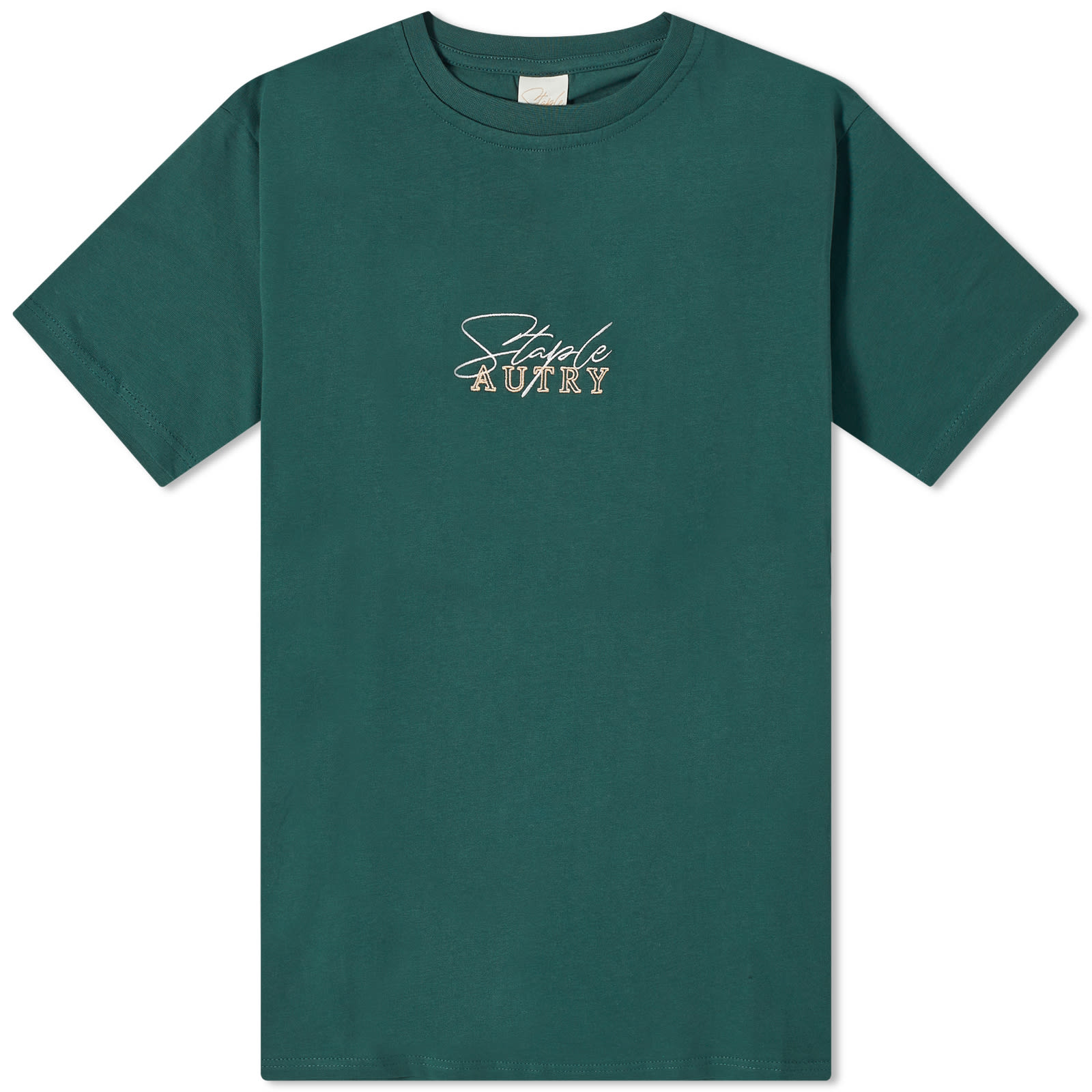 Tシャツ・カットソー AUTRY Bottle green cotton Autry X Jeff Staple t-shirt Bottle green cotton Autry X Jeff Staple t-shirt – G&B