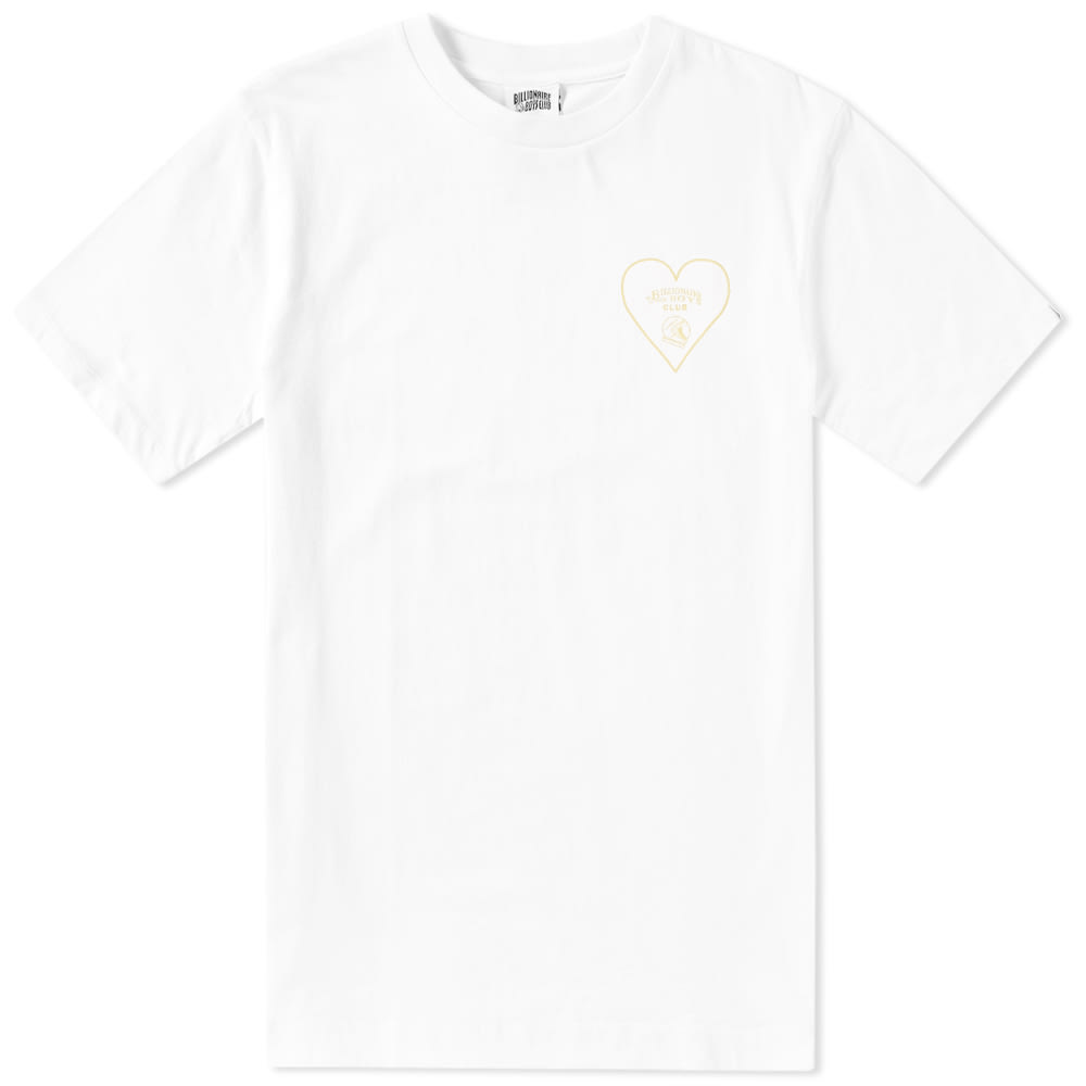 Known around the globe for their graphic take on streetwear, Japanese outfit Billionaire Boys Club deliver a variety of bold branding to wardrobe essentials.The back panel of the Nose Art Tee has been printed with the imagery of a pin-up girl, emblazoned with the motto 'Wealth is of the heart and mind, not the pocket'. To the chest of the tee sits the Japanese label's distinctive logo whilst a woven patch completes the design to the sleeve.

100% Cotton
Slogan Print To Back
Logo Print To Chest
Ribbed Crew Neck