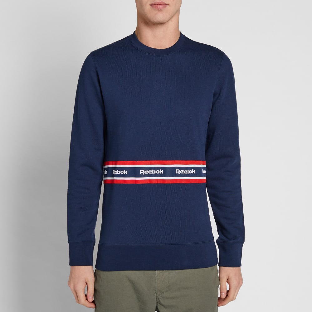 Reebok f taped crew sweat Outlet