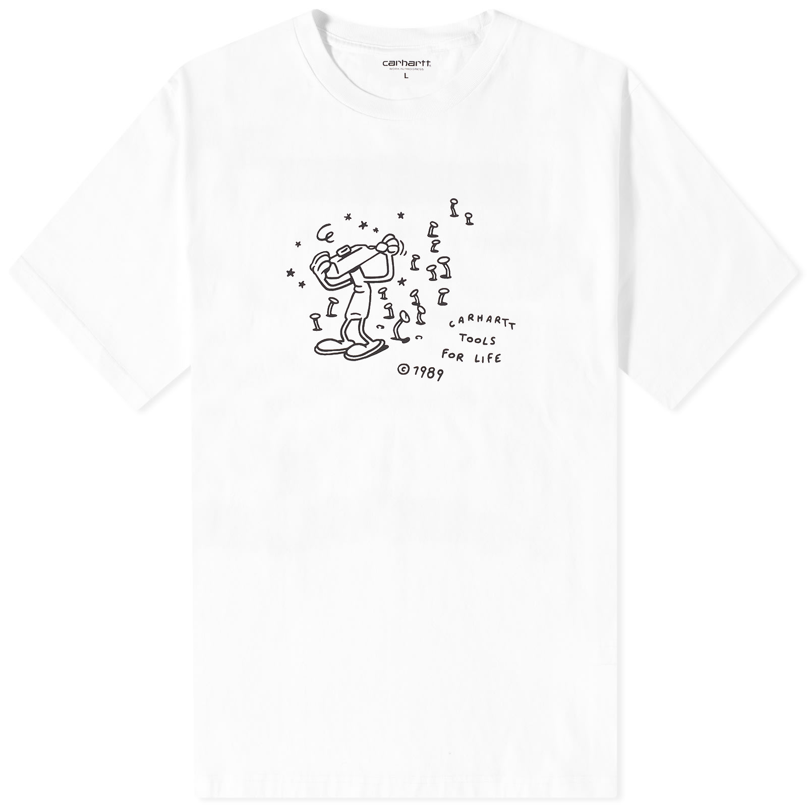 ★Carhartt★ツールズ フォー ライフ Tシャツ Carhartt WIP Tools for Life T-Shirt White & Black | END. (JP)