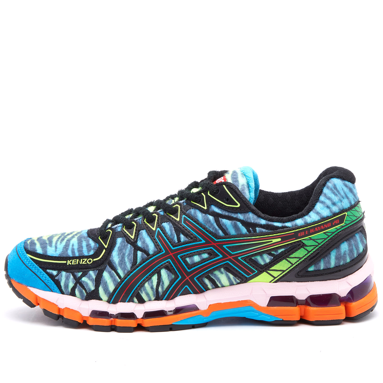 KENZO x asics【 Gel-Kayano 20 Cyan】 Size 9.5 - ASICS Kenzo x Gel Kayano 20 Cyan Zebra for sale