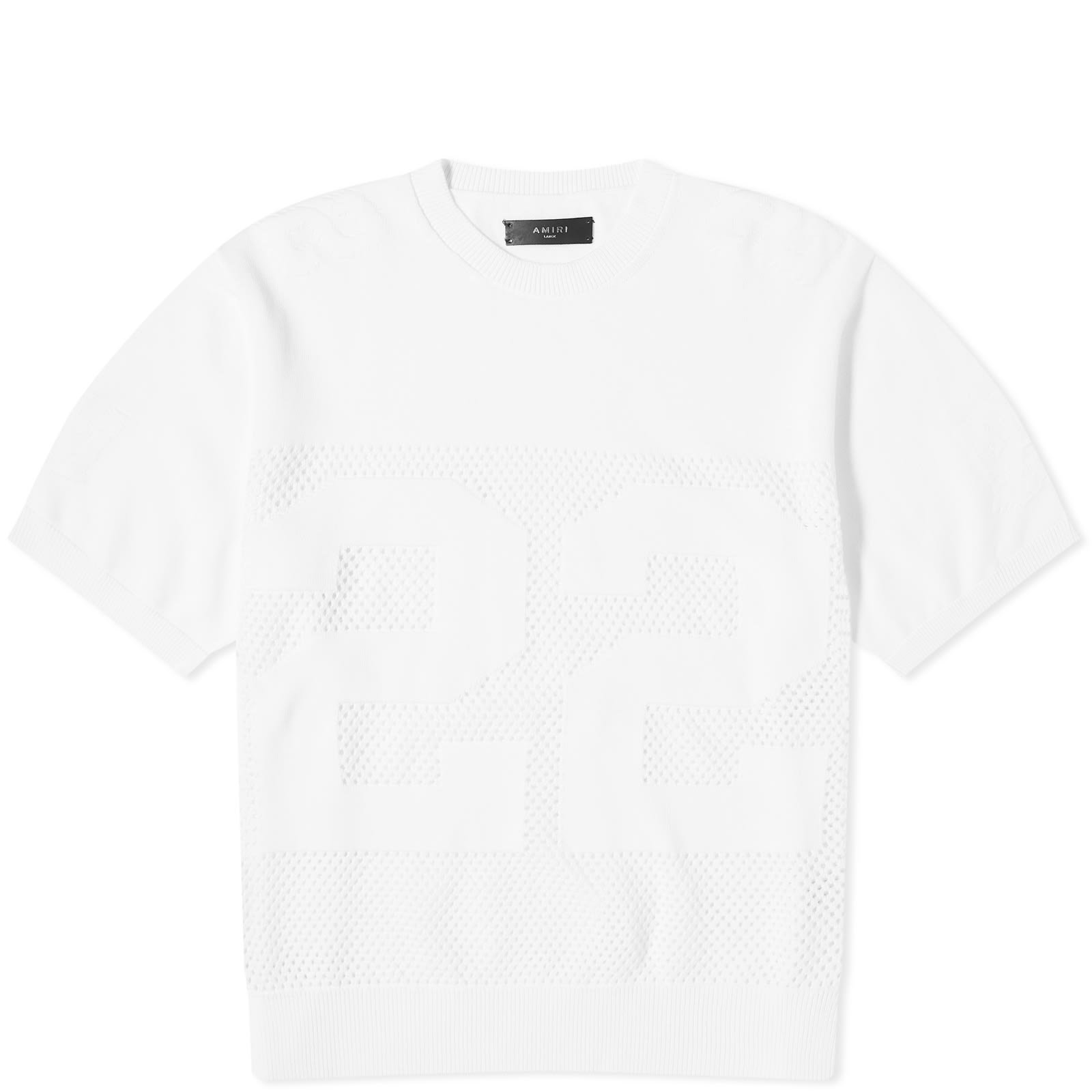 25SS new/AMIRI 22タイダイニットTシャツ T-Shirt Multi AMIRI 22 Knitted T-Shirt White | END. (AR)
