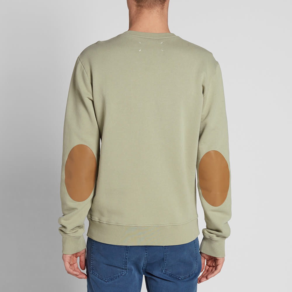 maison margiela elbow patch sweatshirt