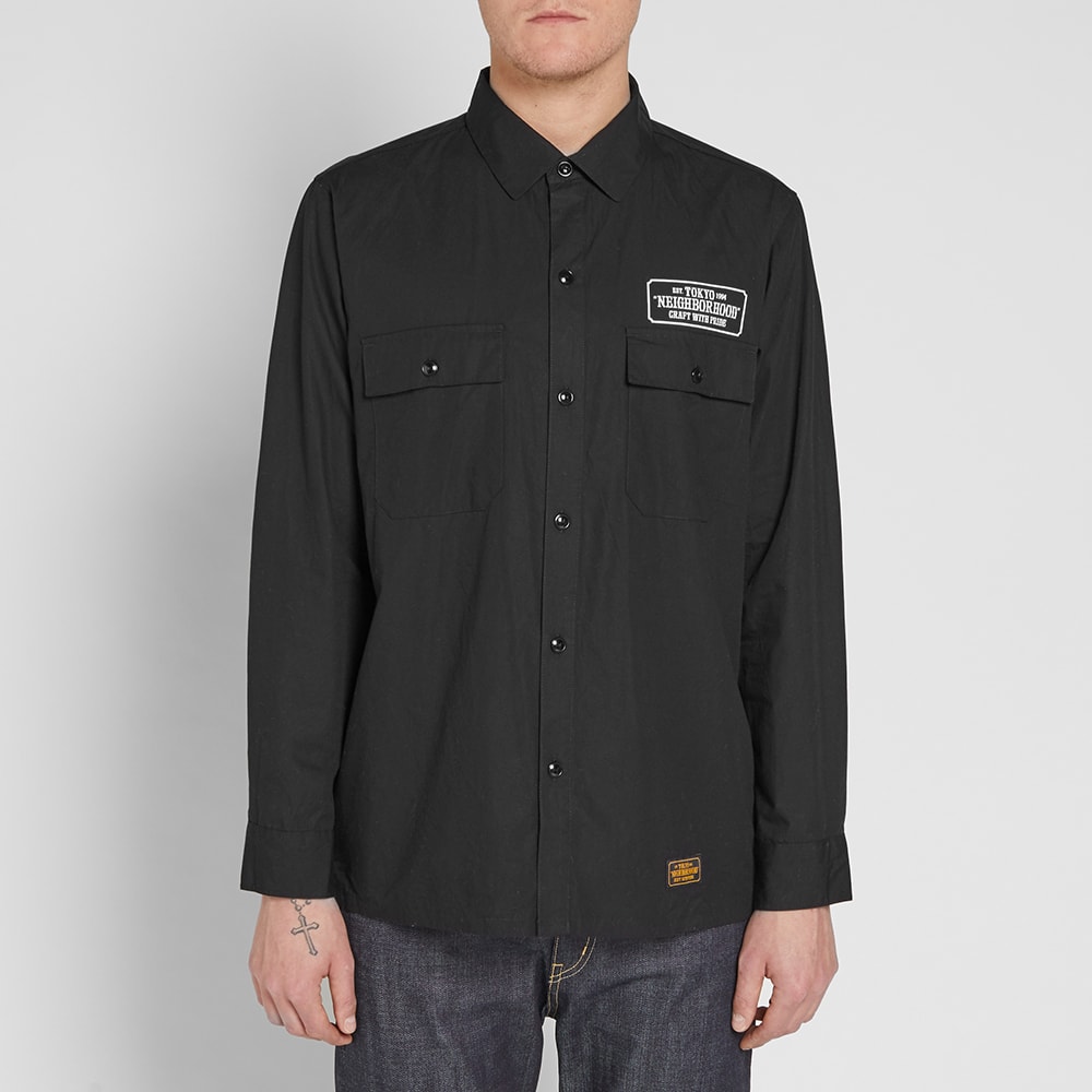 Neighborhood Classic Work Shirt Black | END.