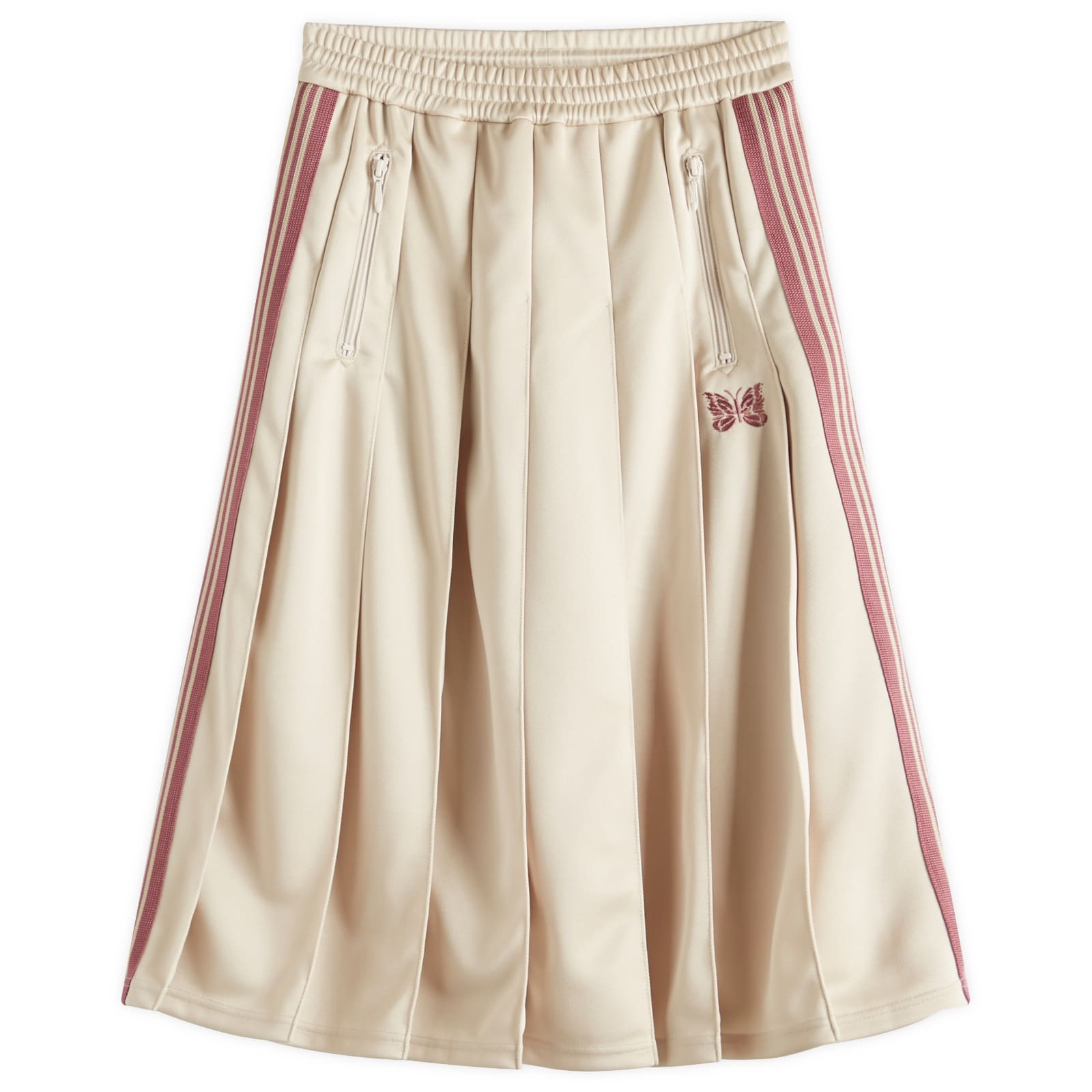 NEEDLES｜SKIRTS (Pleated Track Skirt - Purple (QV313)) Pleated Track Skirt