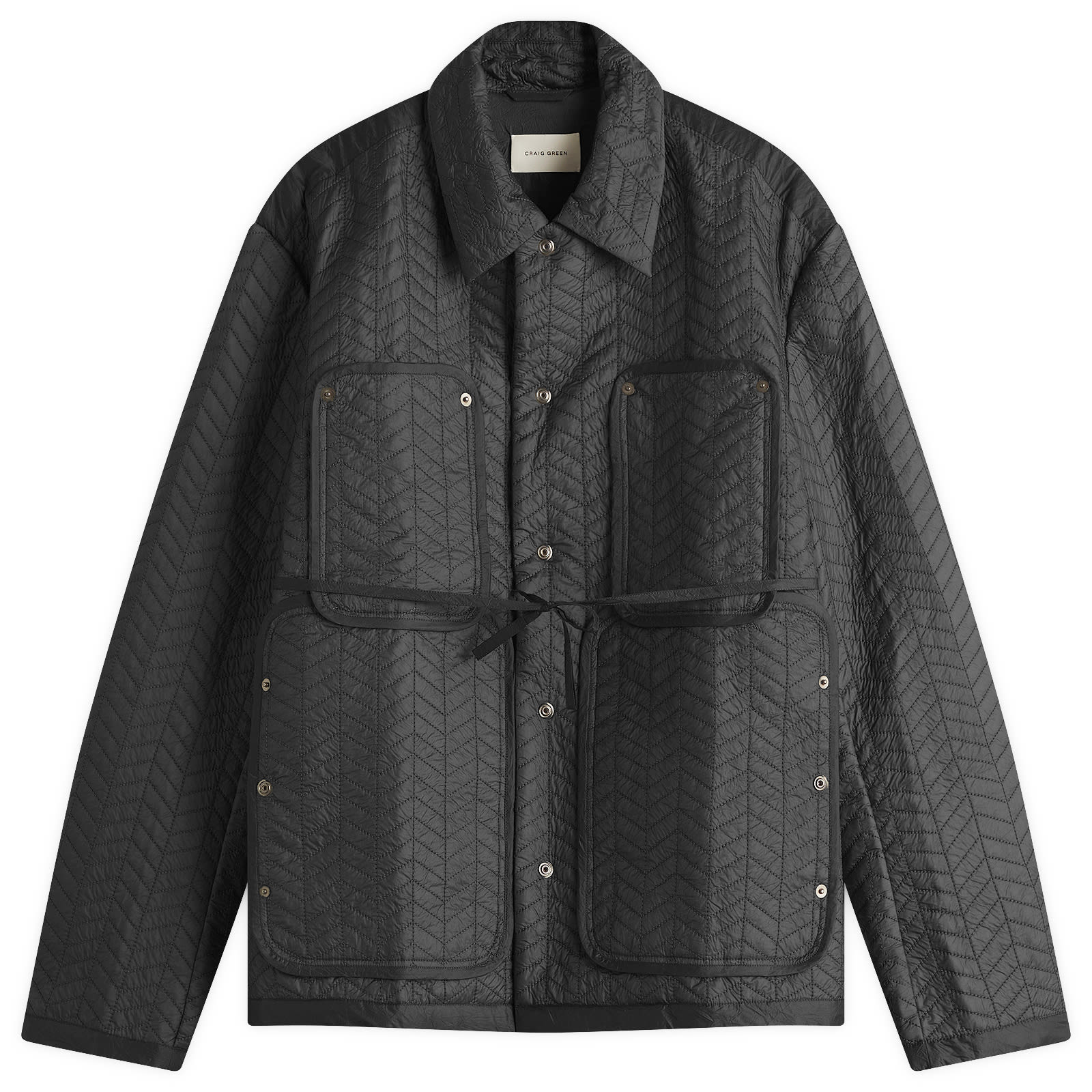 Craig Green Men's Worker Jacket Black - Curated Menswear