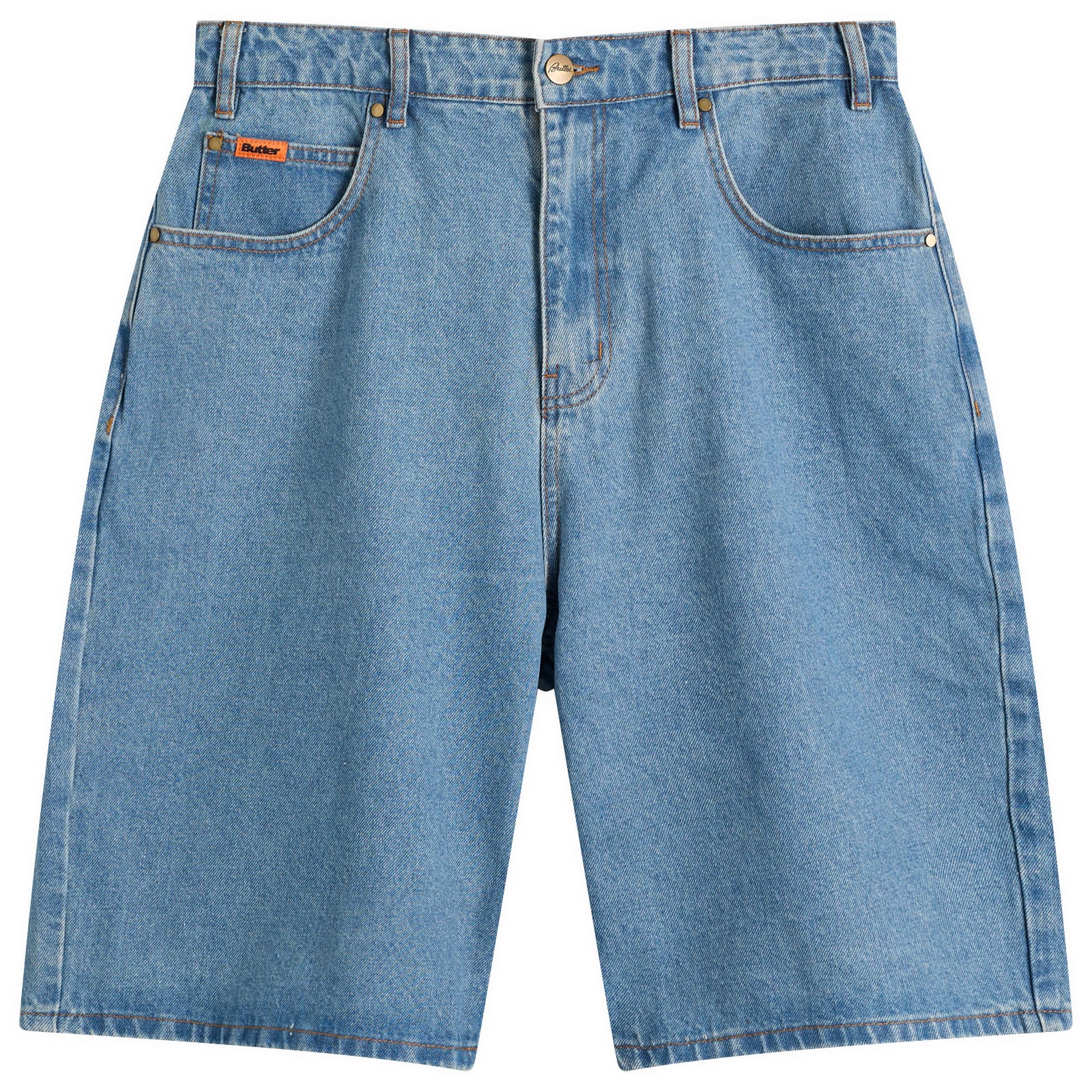 Butter Goods Men's Washed Indigo Baggy Denim Shorts
