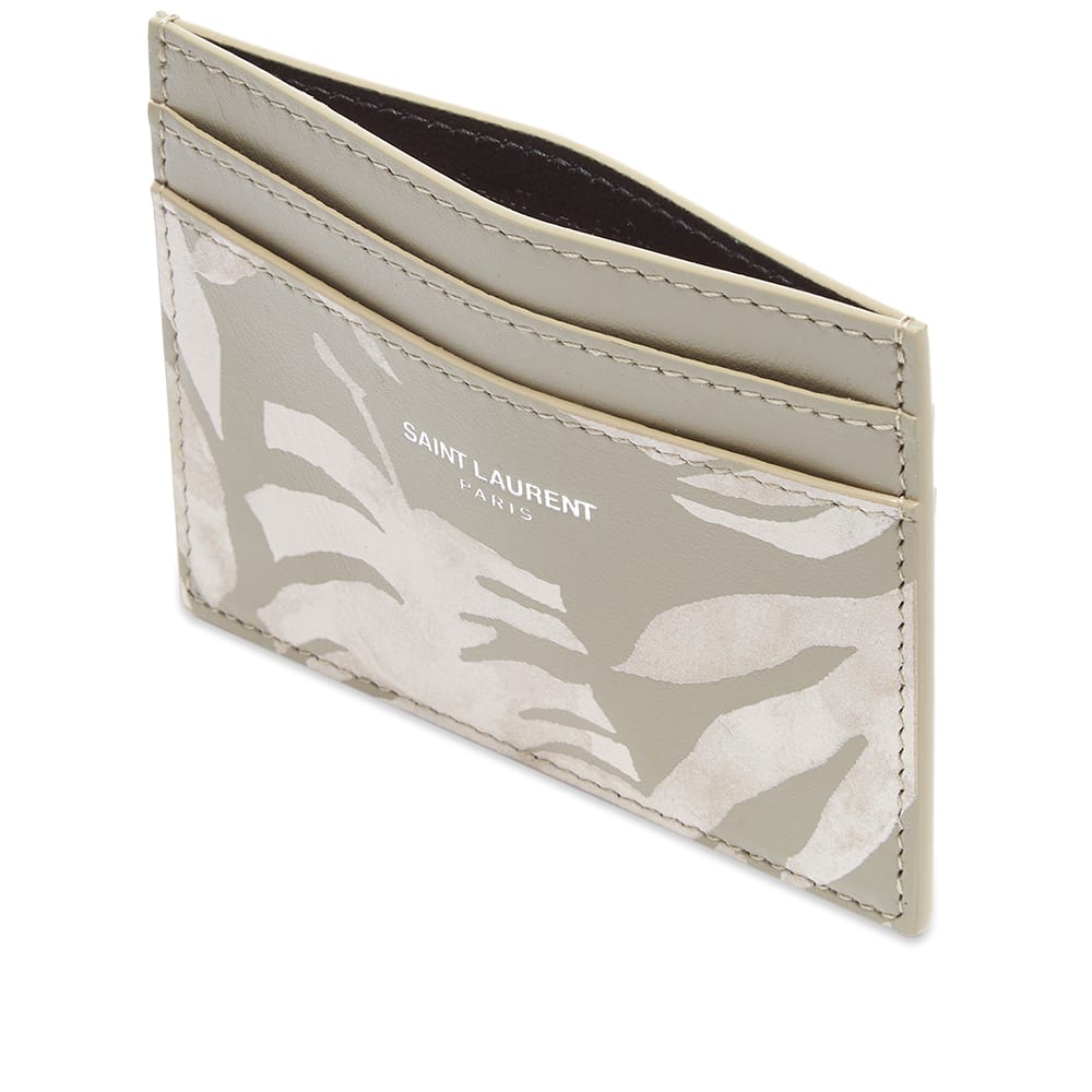 saint laurent palm tree card holder