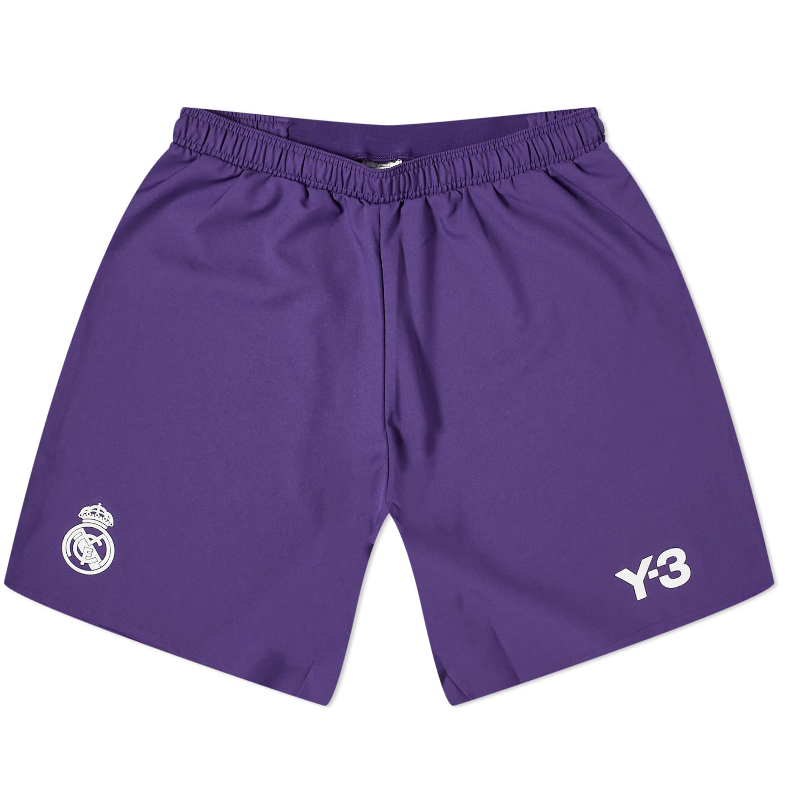 Y-3 x Real Madrid 4th Jersey Shorts Dark Purple | END. (US)