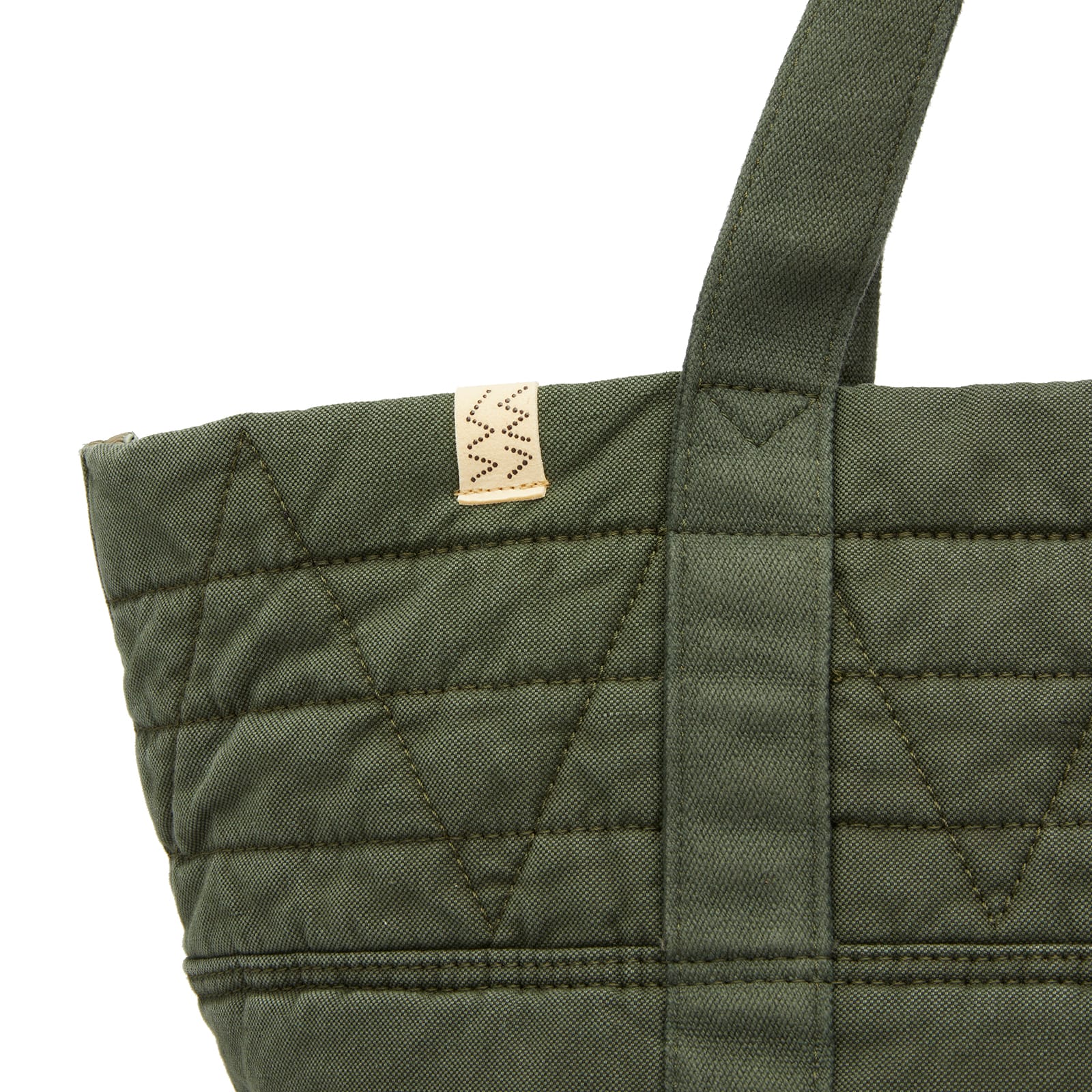 Visvim Men's Medium N.A.P Tote Bag Olive - Curated Menswear