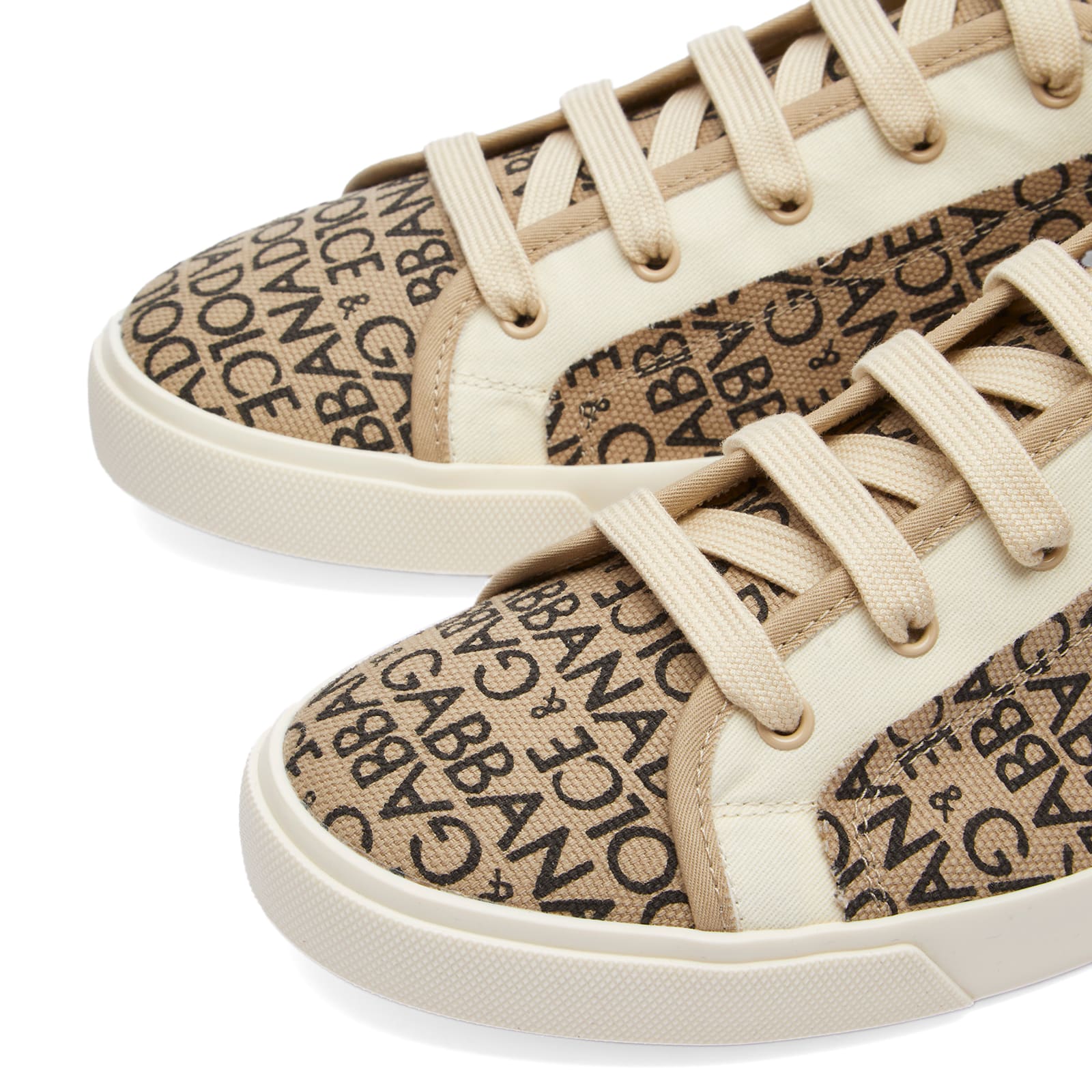 スニーカー DOLCE & GABBANA Men Sneakers Beige CS2239AR851 HXXCN Dolce & Gabbana Men's Portofino Vintage Sneaker Beige