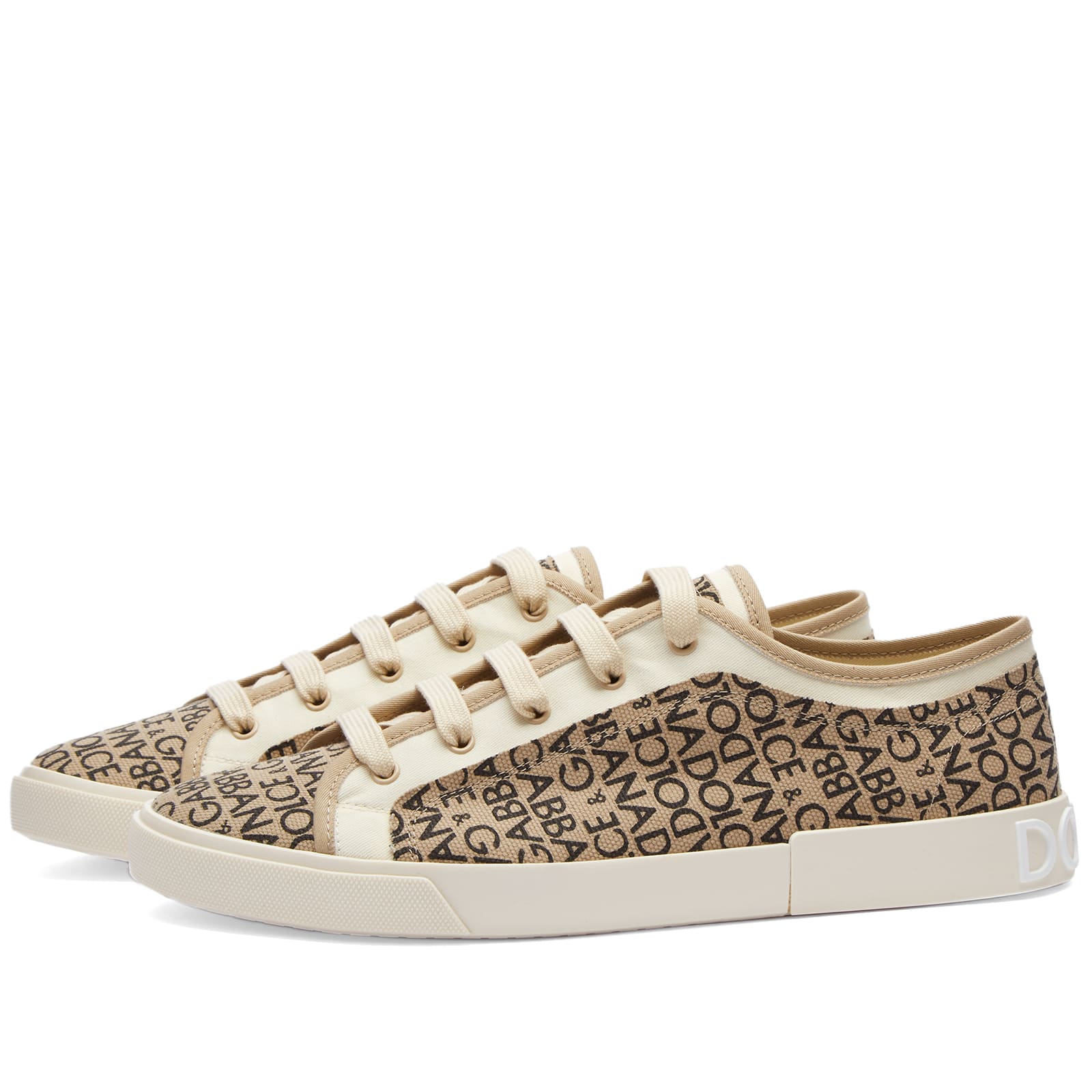 スニーカー DOLCE & GABBANA Men Sneakers Beige CS2239AR851 HXXCN Dolce & Gabbana Men's Portofino Vintage Sneaker Beige