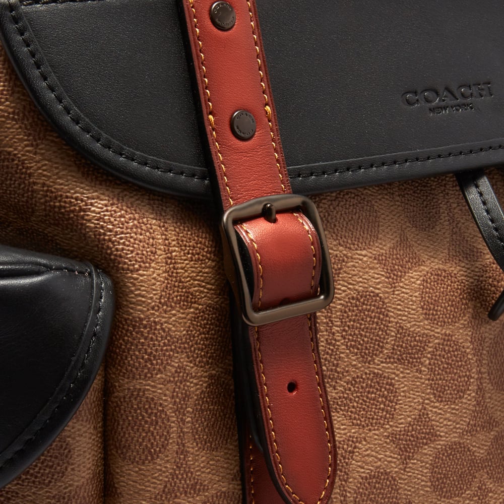 coach men's hitch backpack