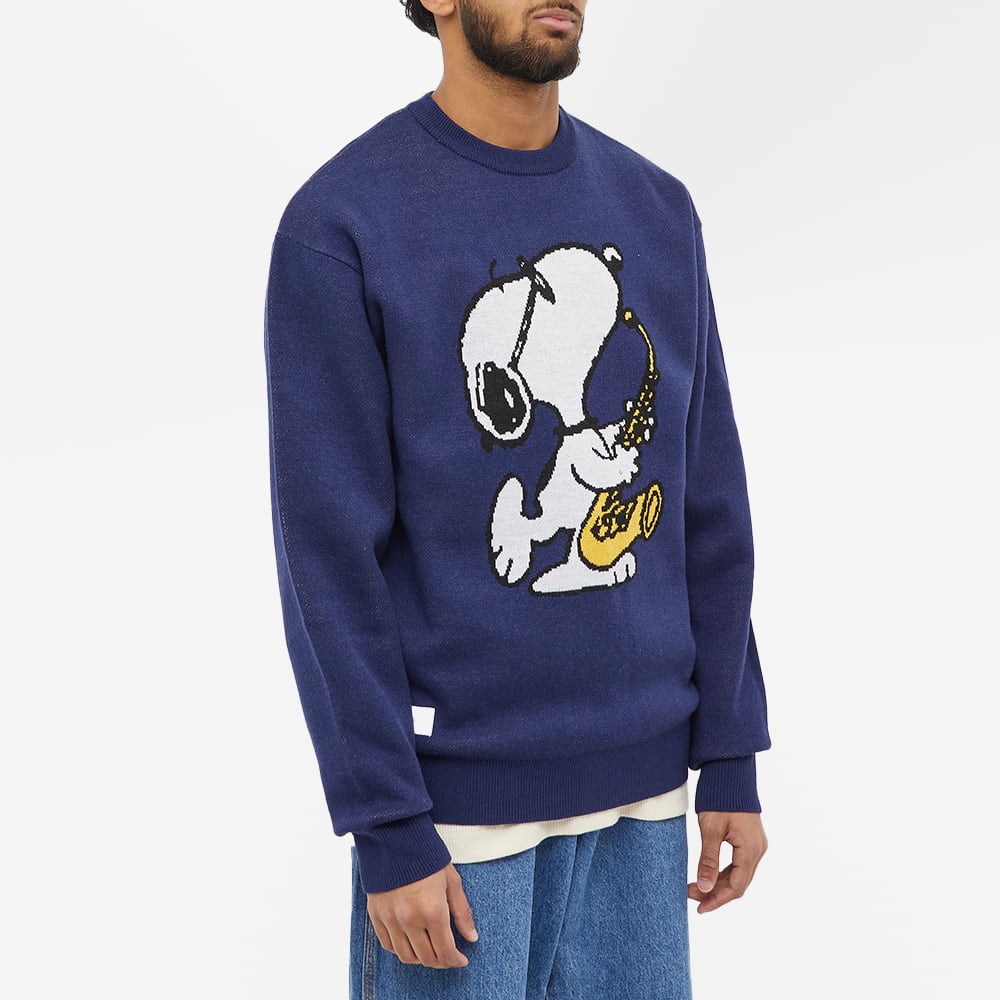 Butter Goods x Peanuts Jazz Crew Knit Navy END. (ES)