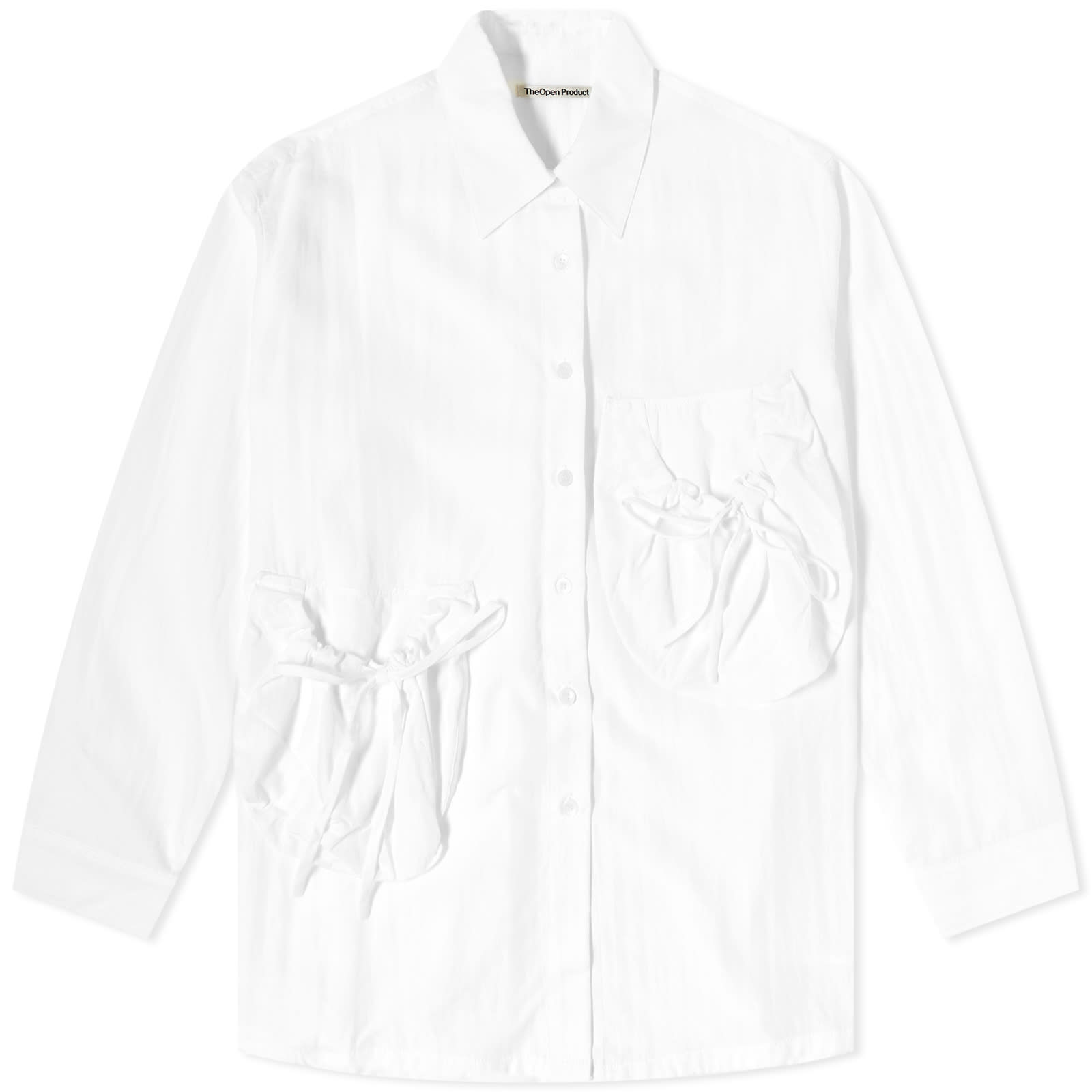 OPEN YY Patch Pocket Shirt White END.