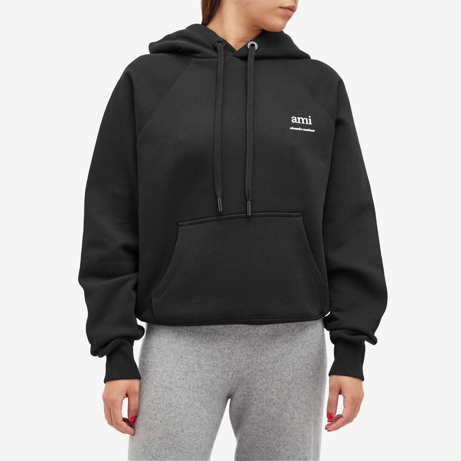 AMI｜HOODIES/SWEATS (USW224 747 001) AMI Paris HOODIE AMI AM Black | BSTN Store
