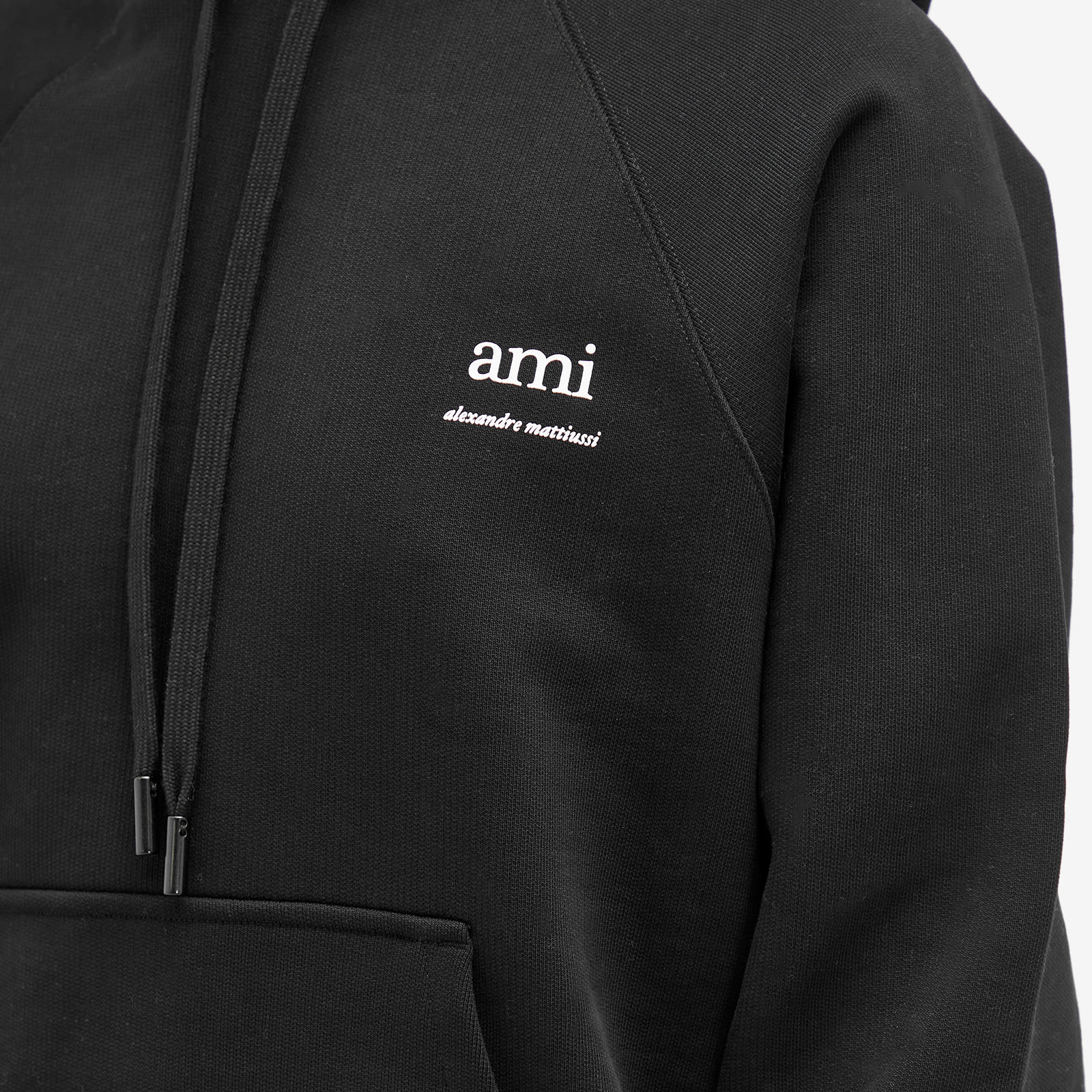 AMI｜HOODIES/SWEATS (USW224 747 001) Ami Paris Hoodie Ami Am Men Hoodies Black | USW224-747-001