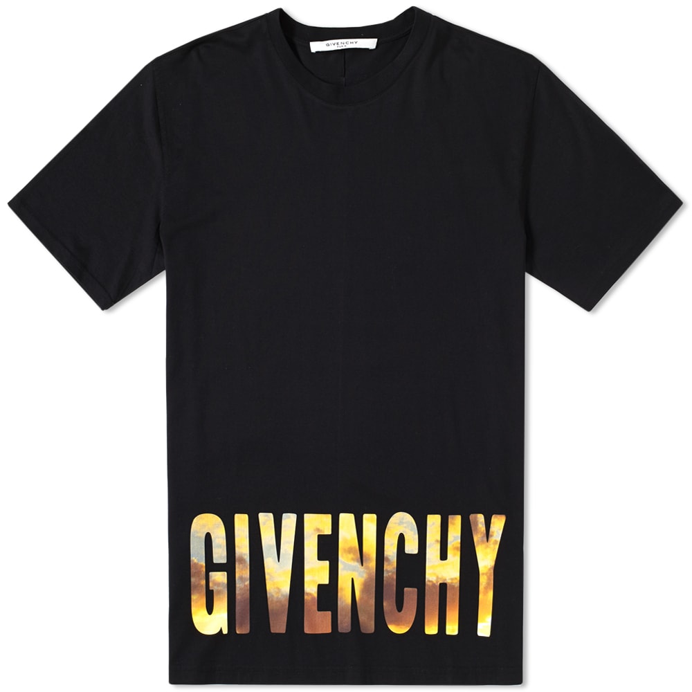 Givenchy Gold Logo Tee Black | END. (US)