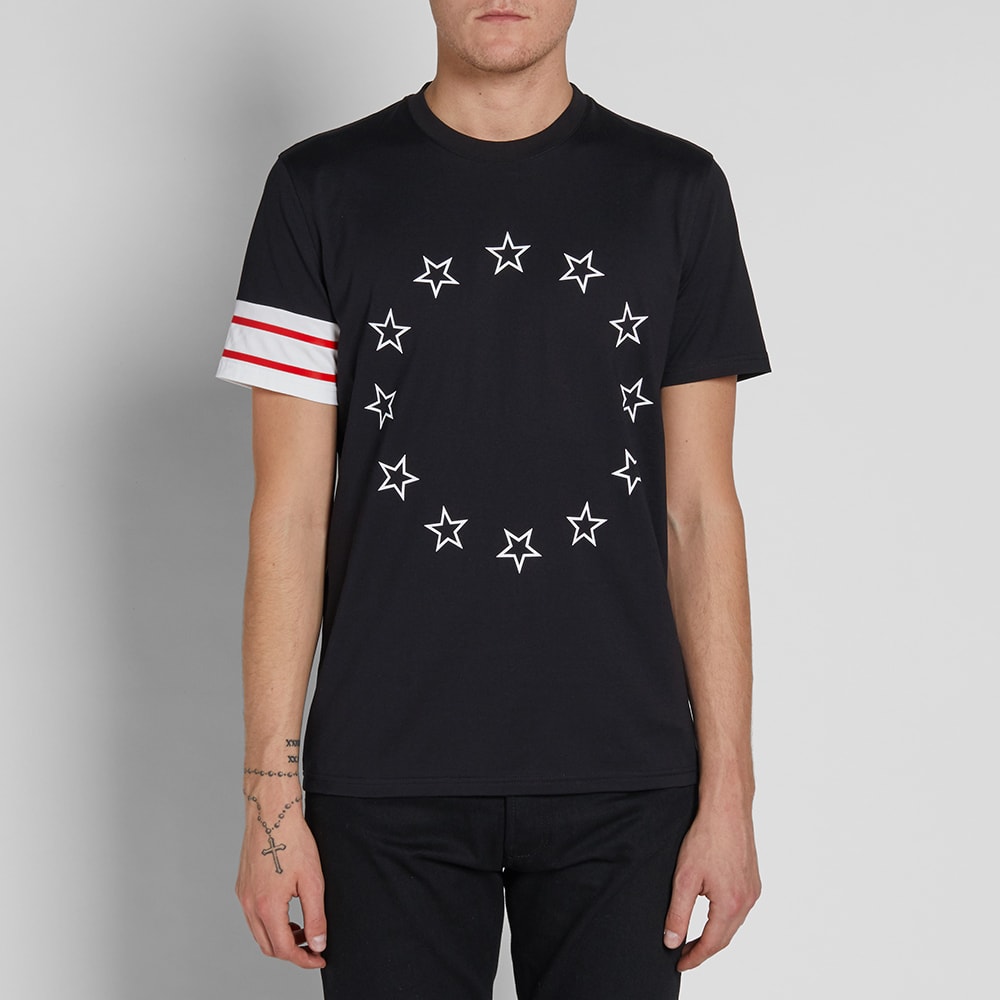 Givenchy star t shirt black Clearance
