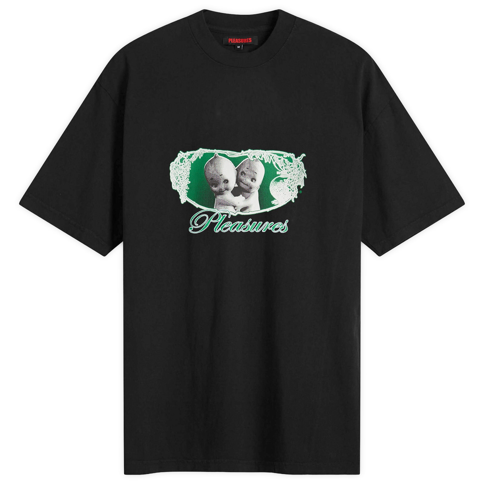 PLEASURES — Pleasures Men's Cutie Heavyweight T-Shirt in Black, Size Medium
