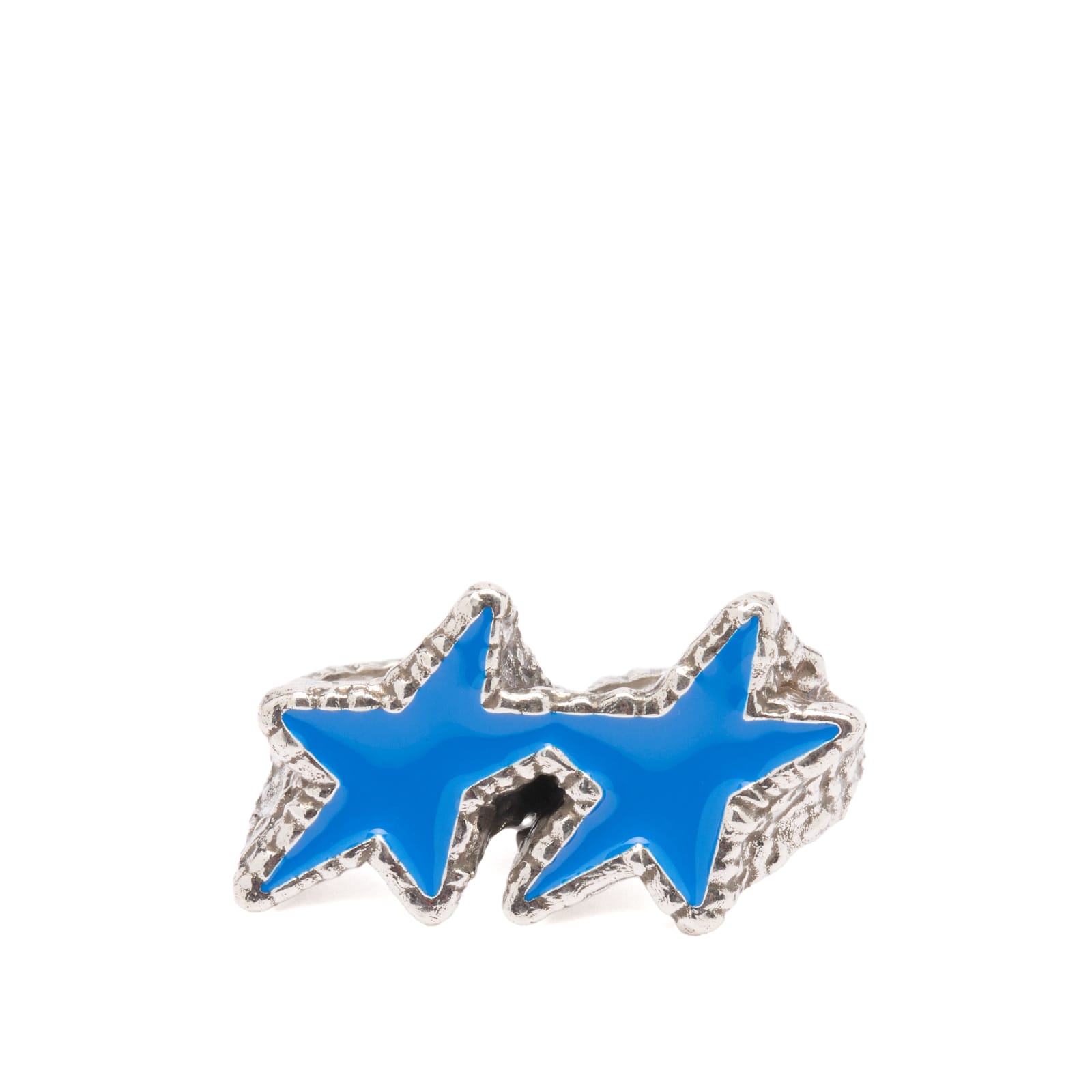 Restock: TwoJeys Blue Melted Stars Knuckle Ring Presented by END.